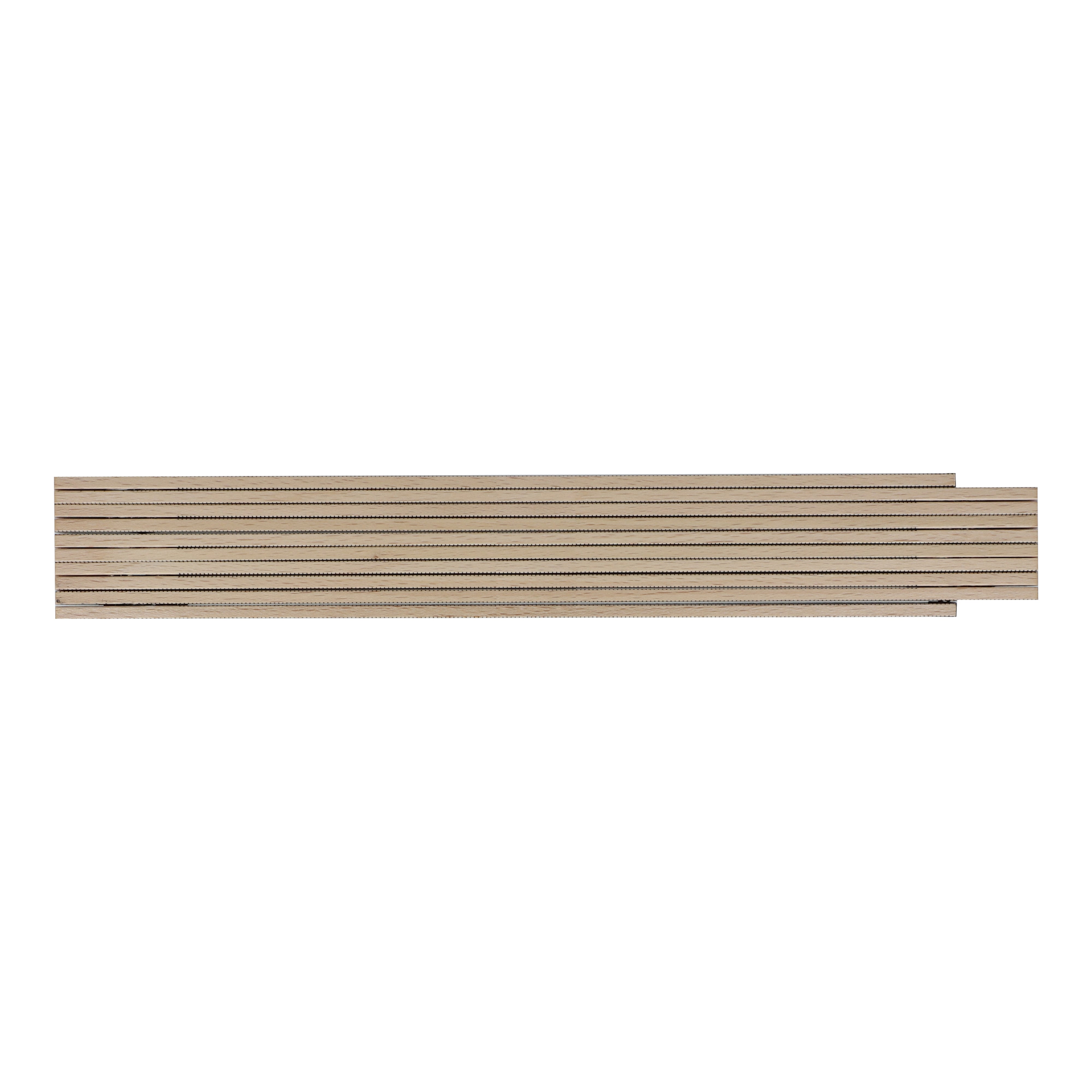 Premium Holz-Zollstock 2 m natur