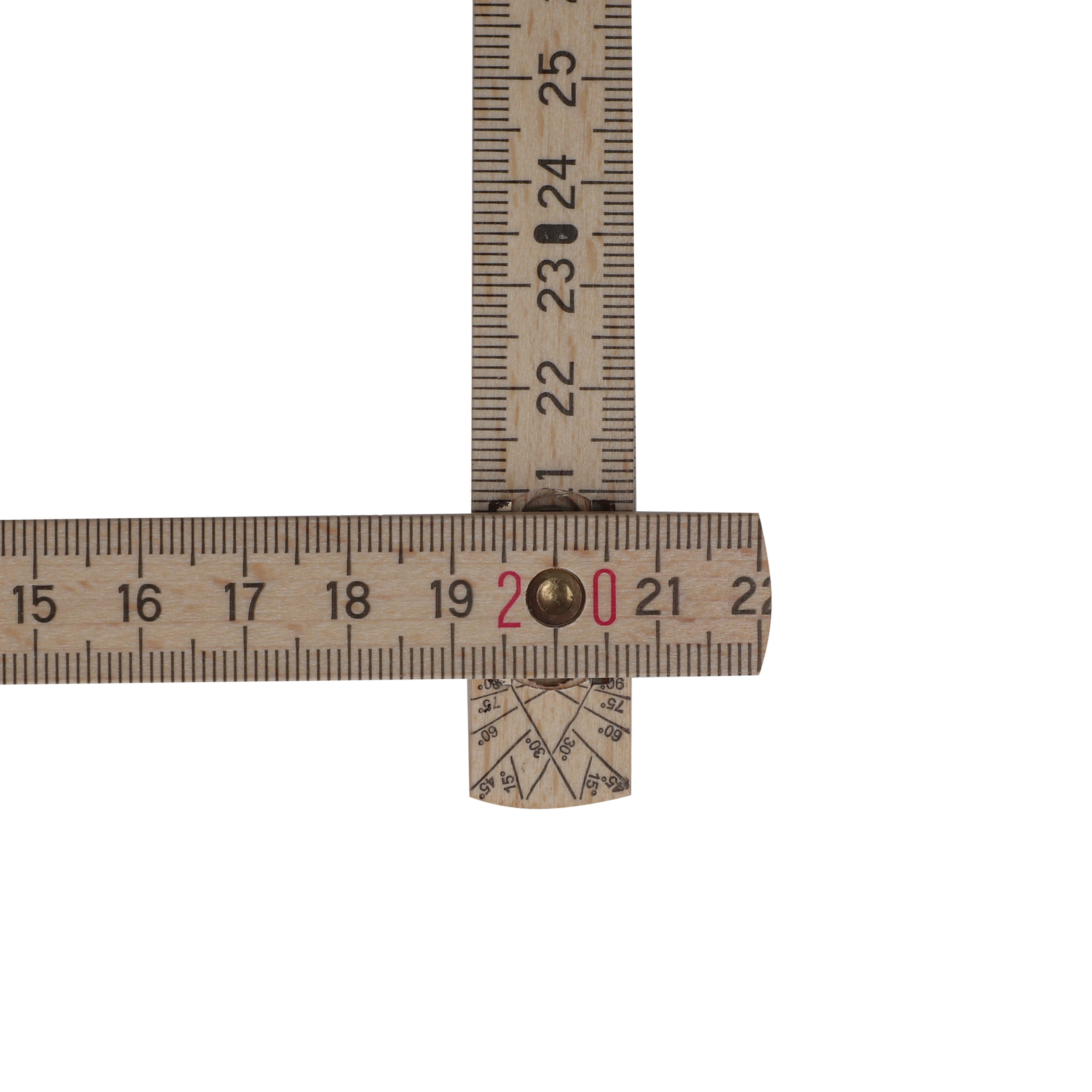 Premium Holz-Zollstock 2 m natur