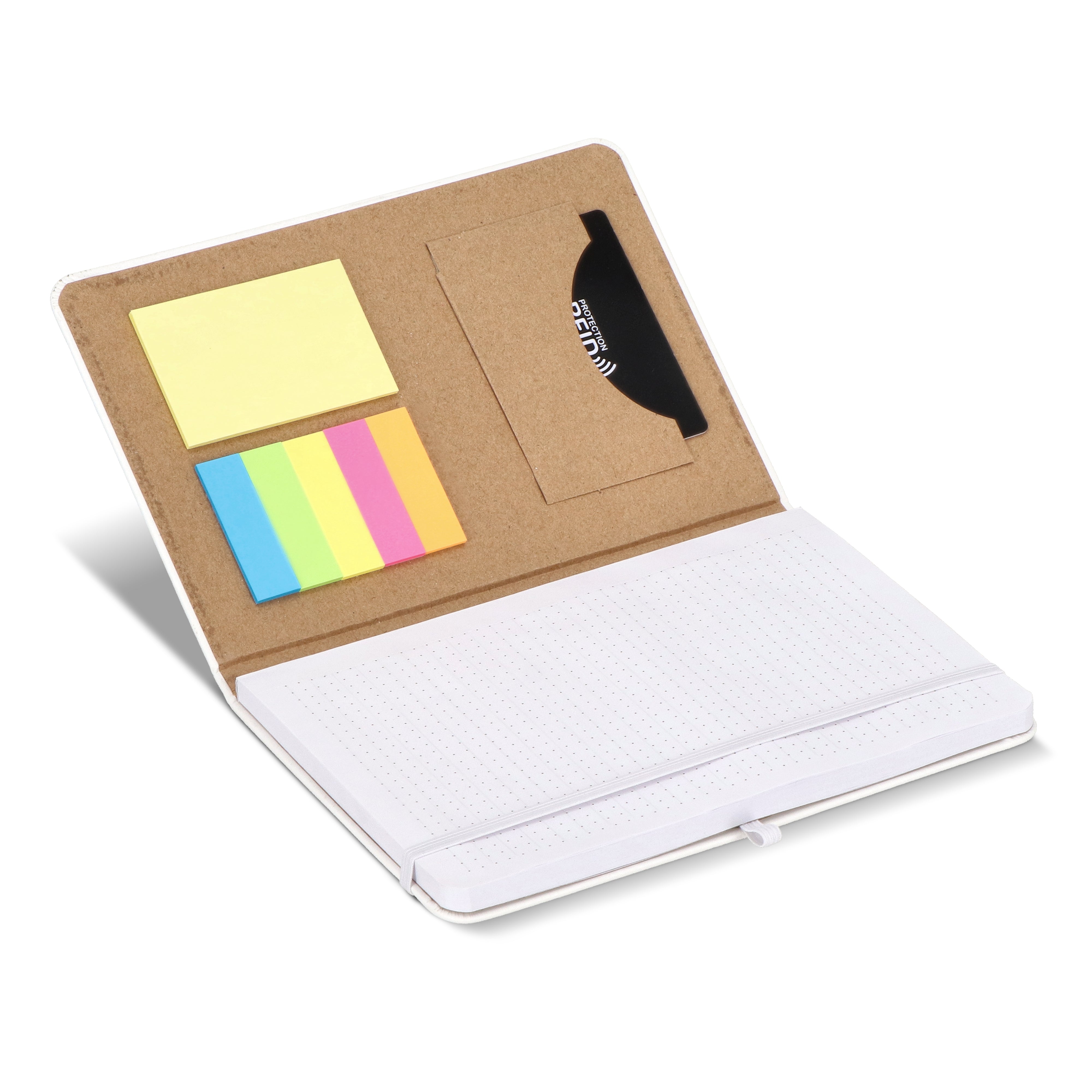 A5 Notizbuch „Olmo“ mit Haftnotizen
