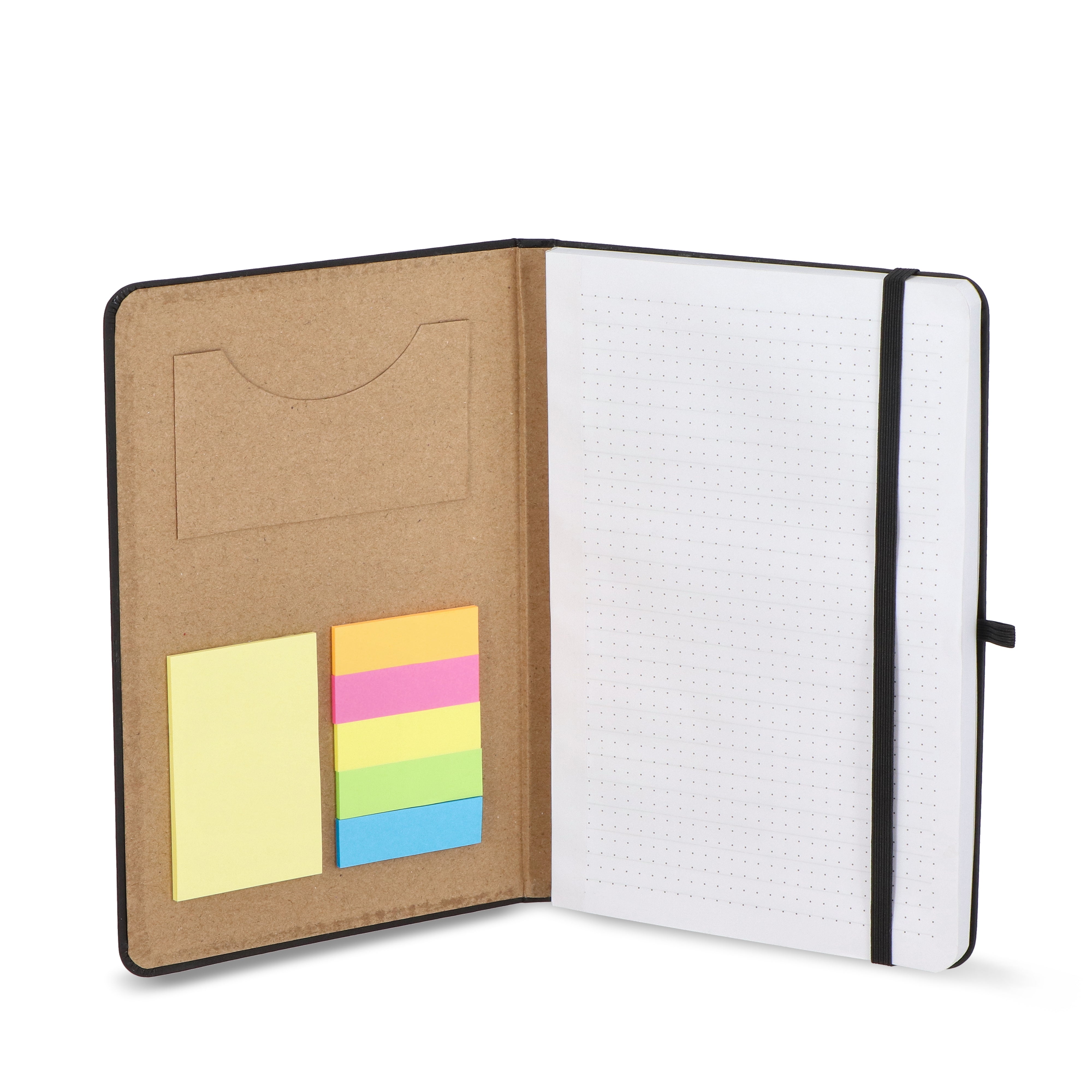 A5 Notizbuch „Olmo“ mit Haftnotizen