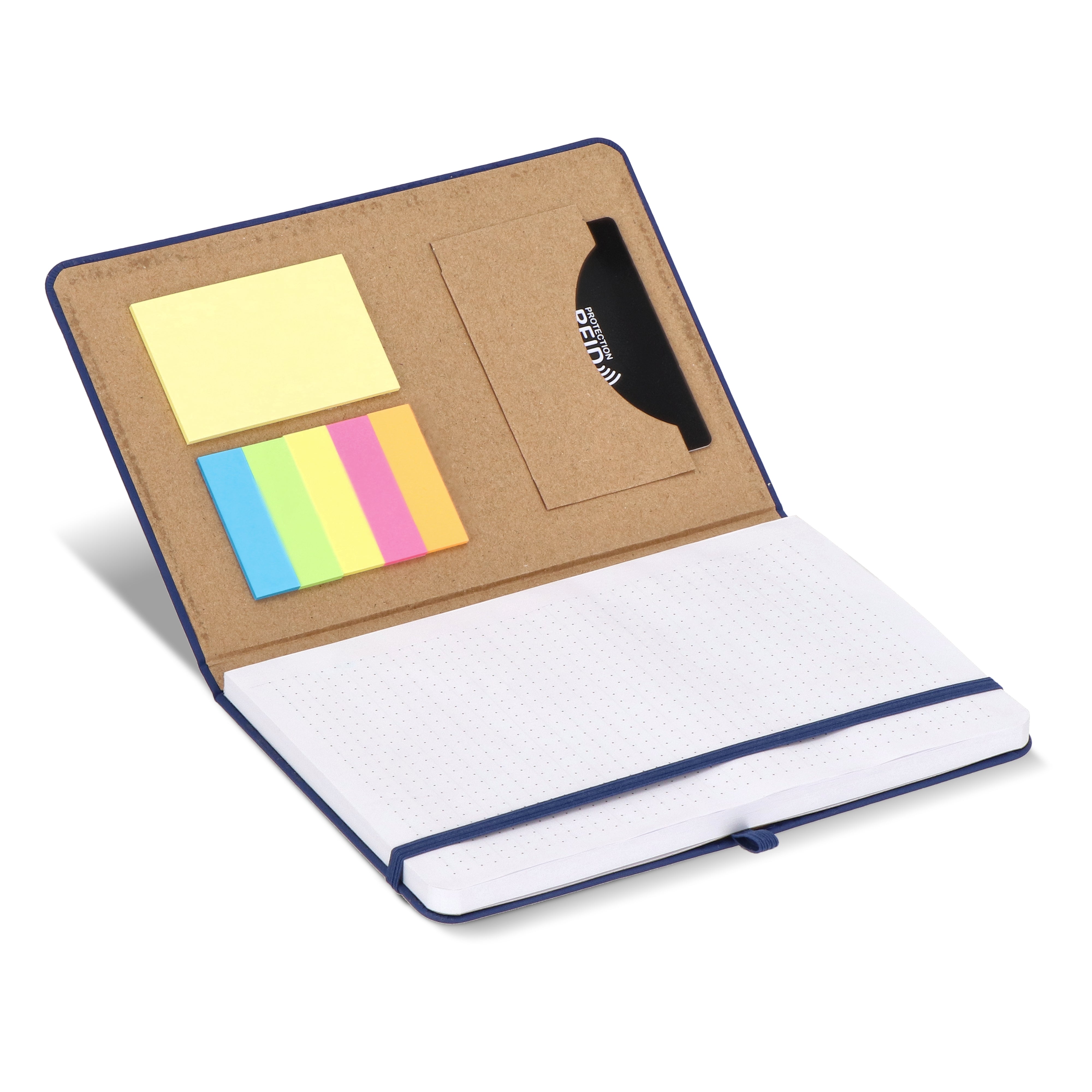 A5 Notizbuch „Olmo“ mit Haftnotizen