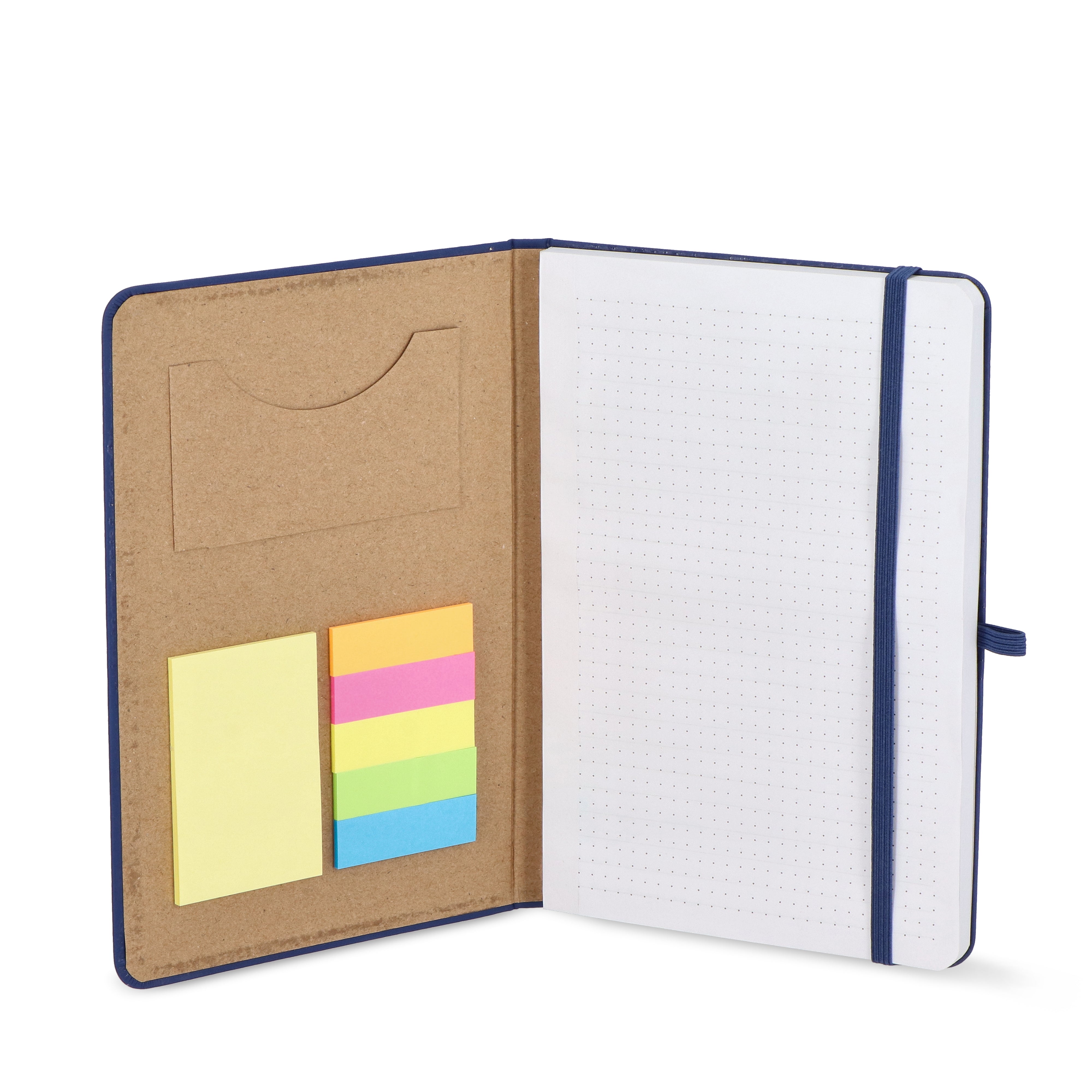 A5 Notizbuch „Olmo“ mit Haftnotizen