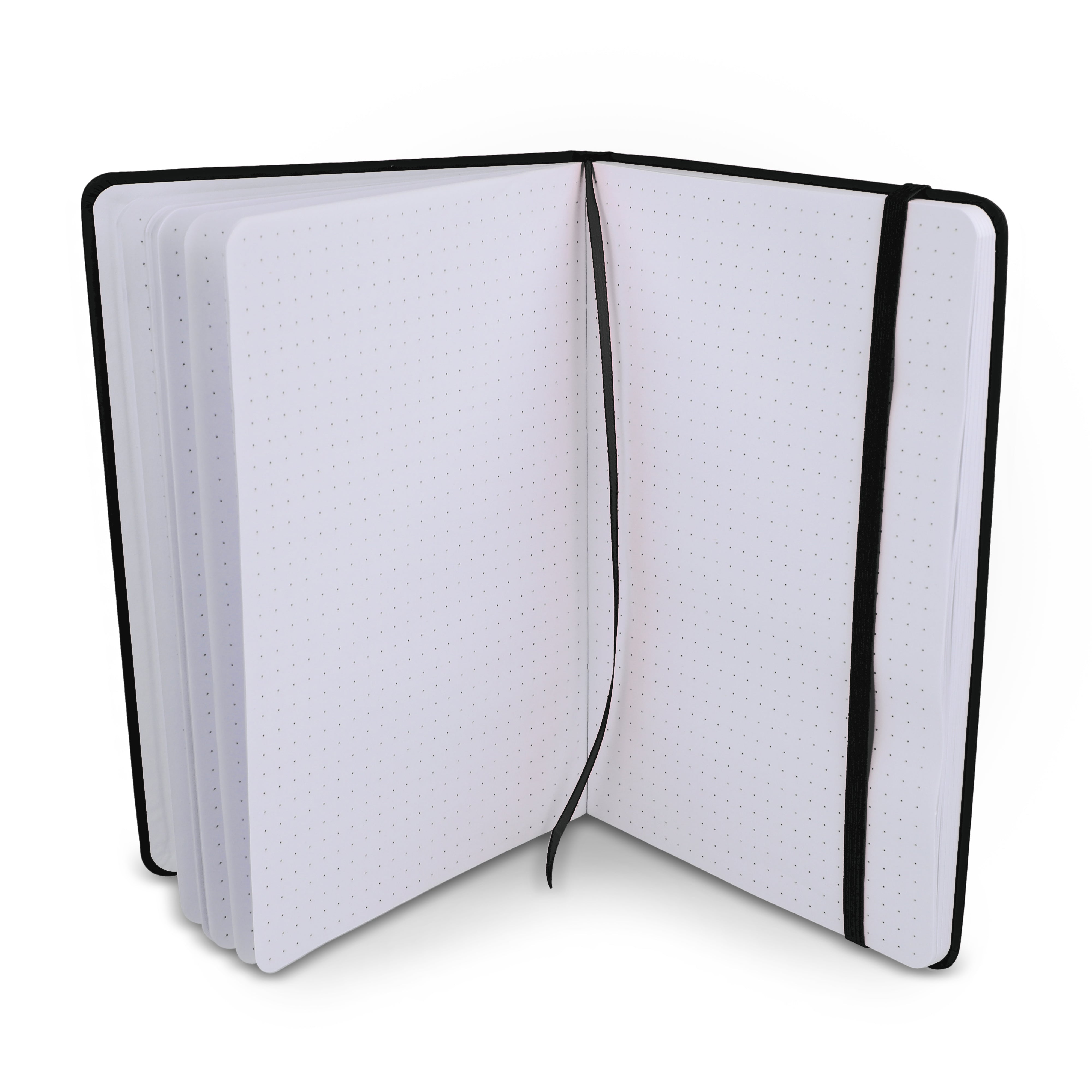 A5 Notizbuch aus PU mit Rasterpunktseiten
