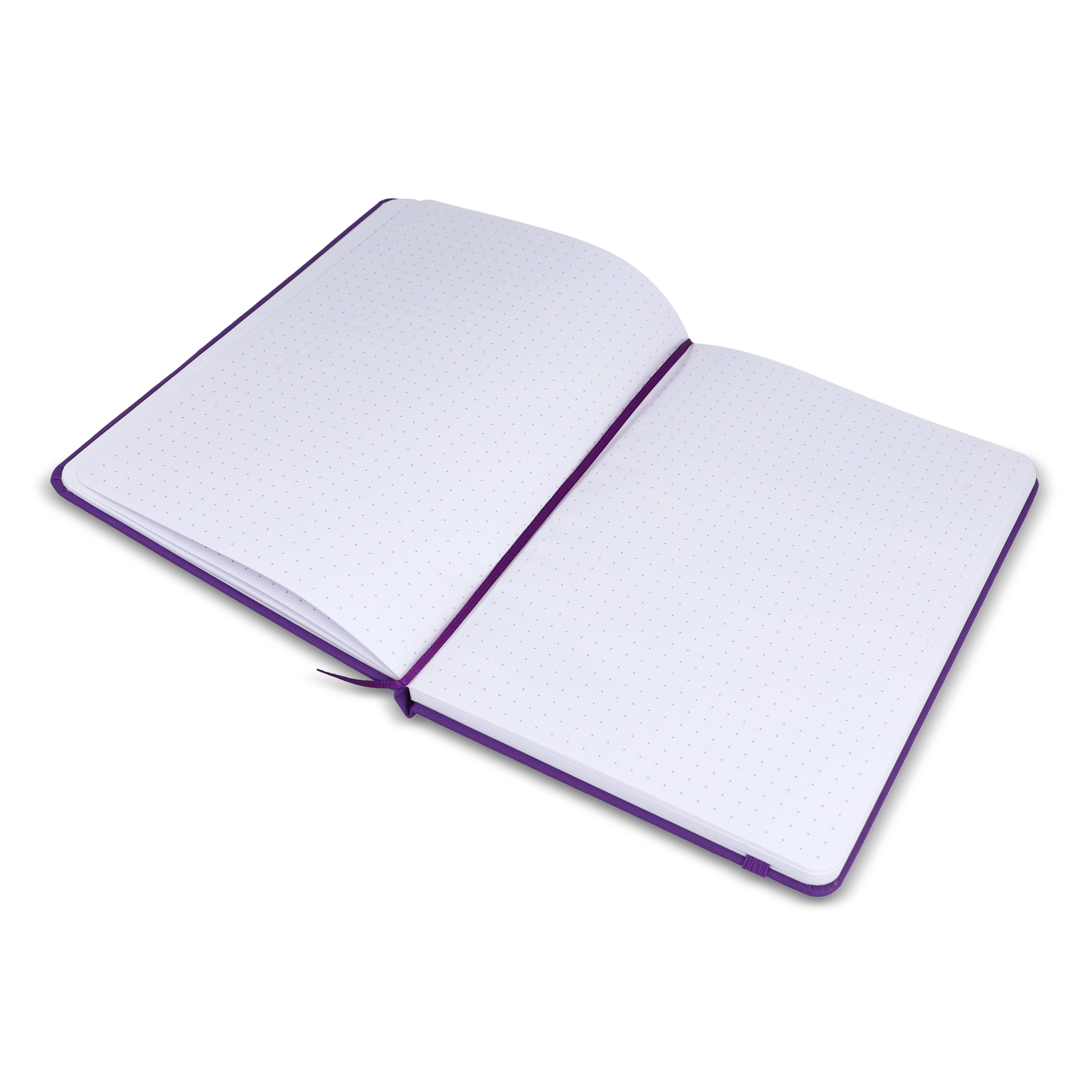 A5 Notizbuch aus PU mit Rasterpunktseiten