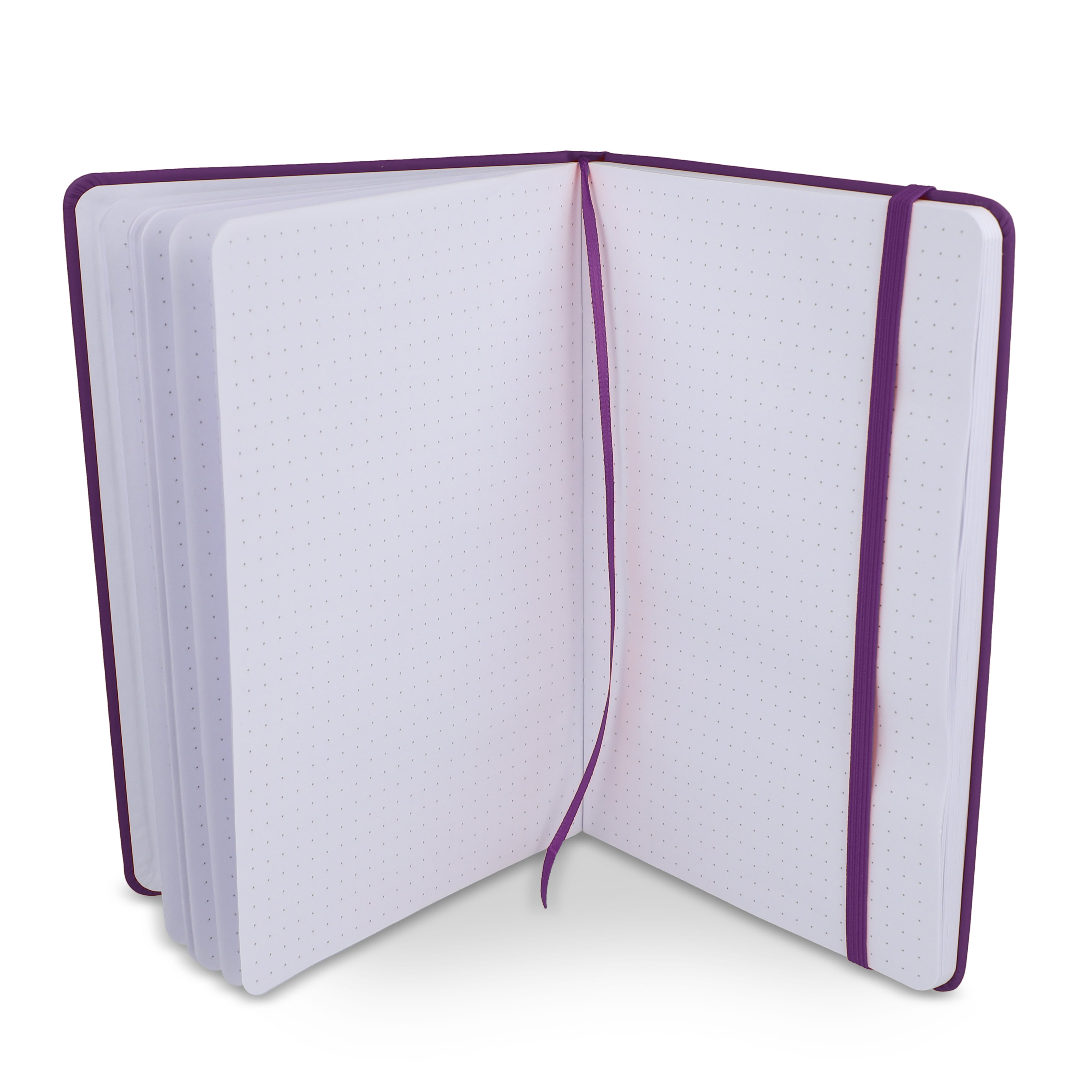 A5 Notizbuch aus PU mit Rasterpunktseiten