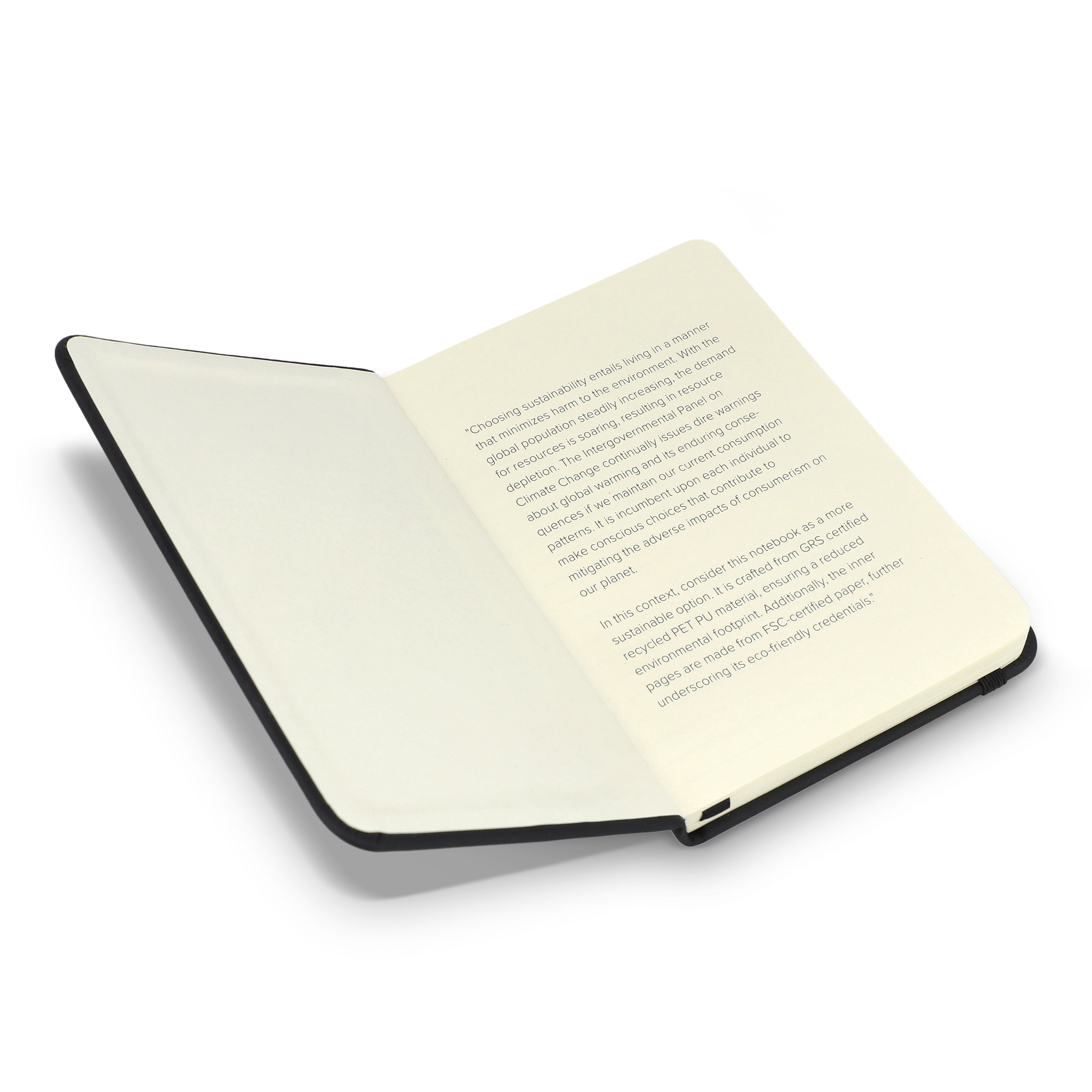 A6 Notizbuch aus RPET & PU - FSC