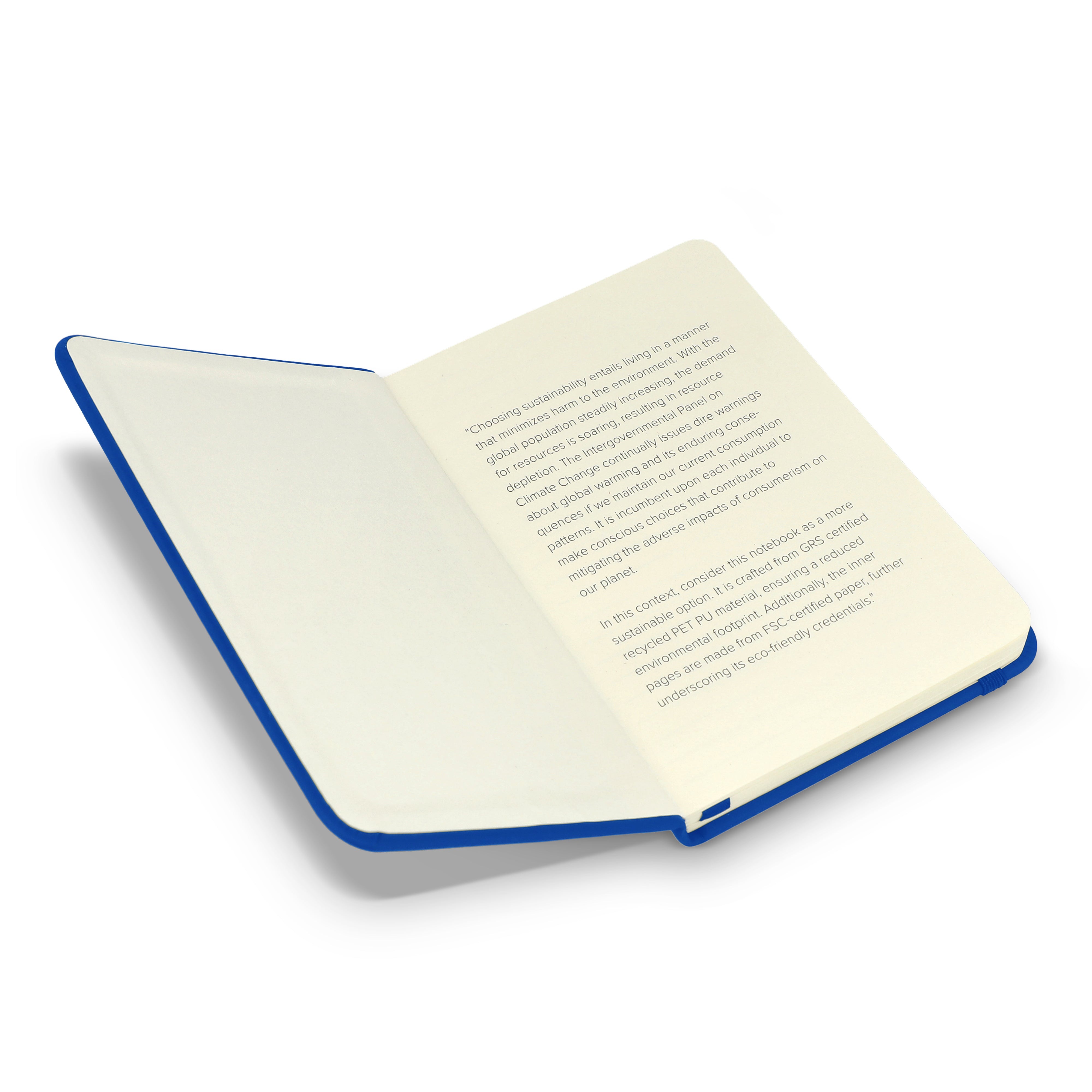 A6 Notizbuch aus RPET & PU - FSC