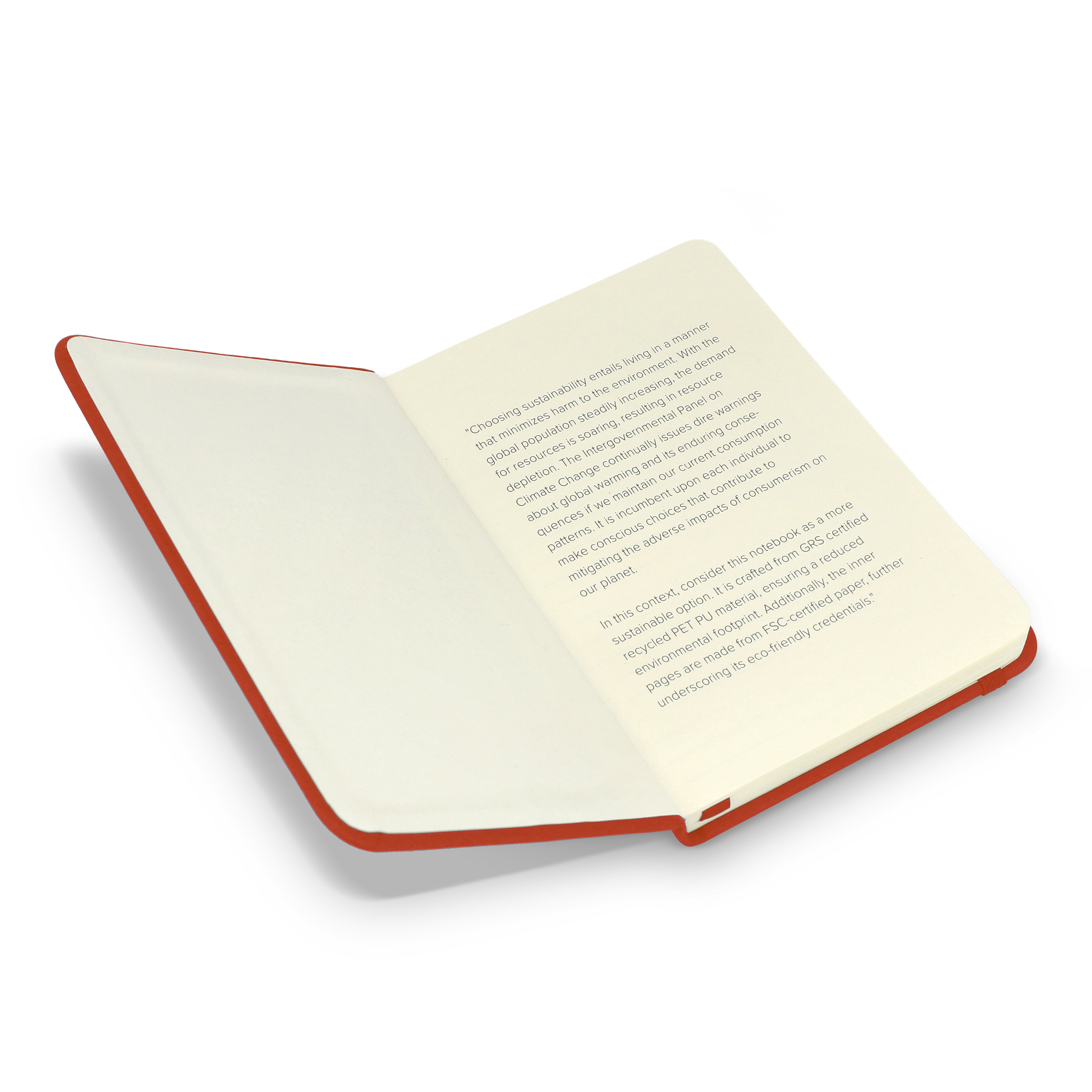 A6 Notizbuch aus RPET & PU - FSC