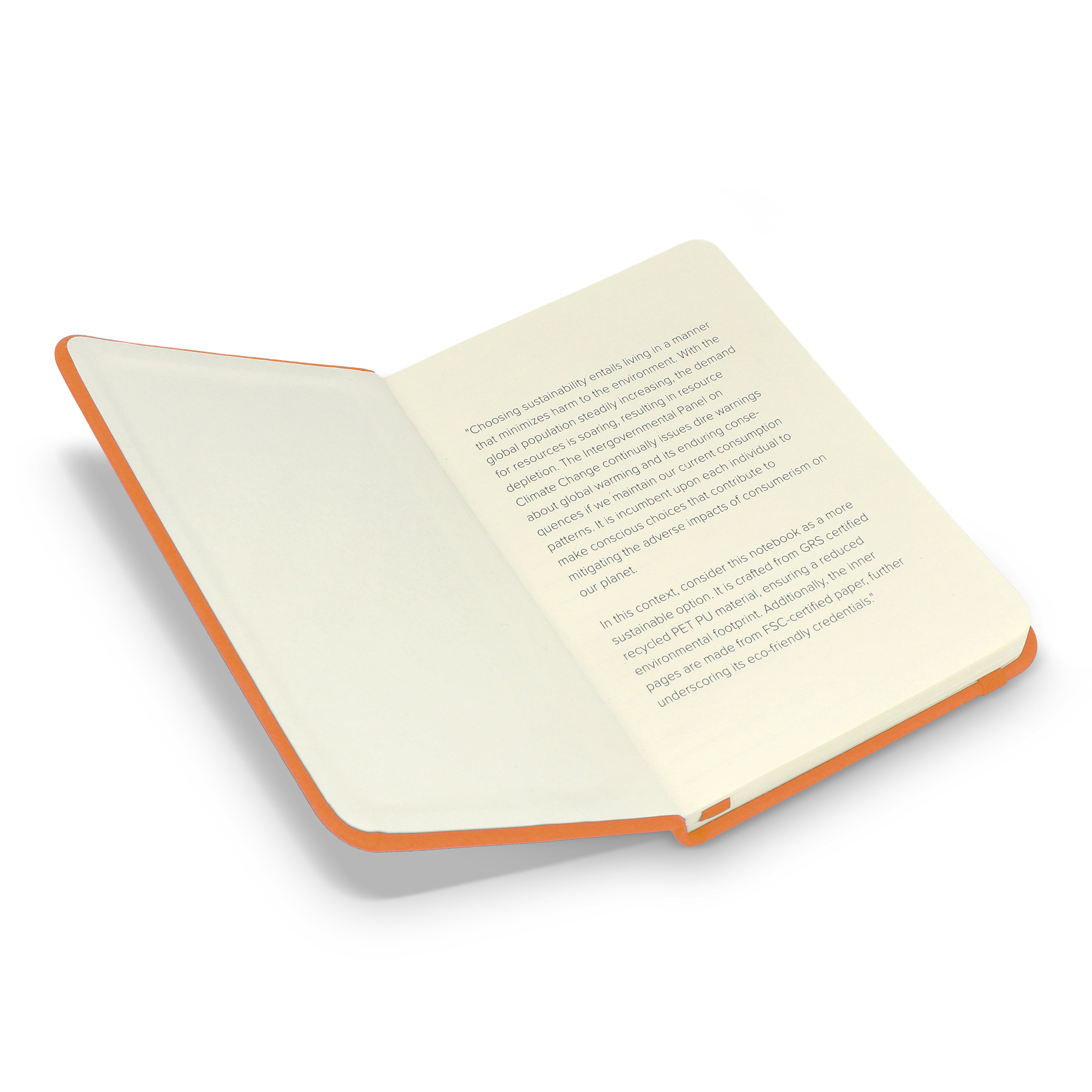 A6 Notizbuch aus RPET & PU - FSC