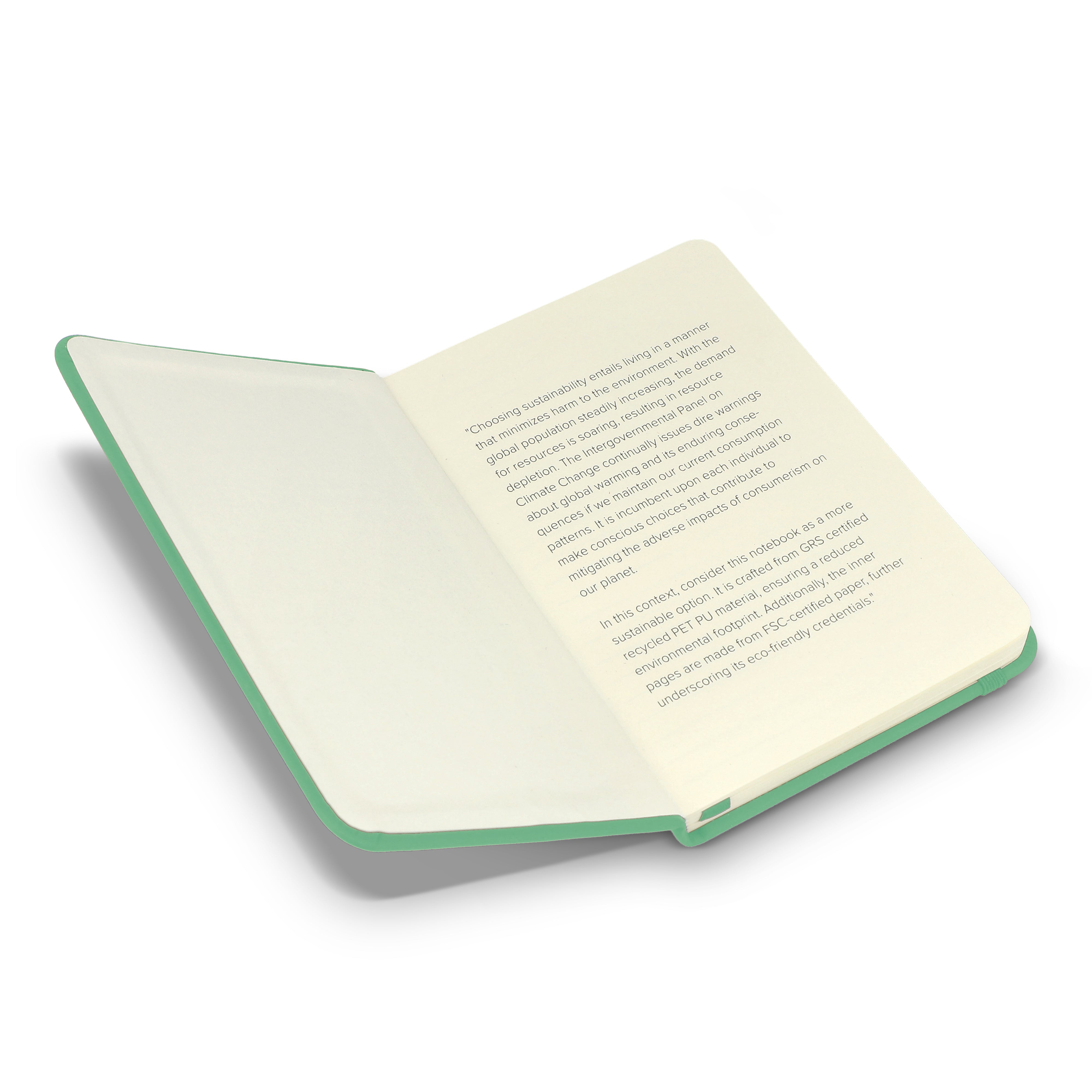 A6 Notizbuch aus RPET & PU - FSC