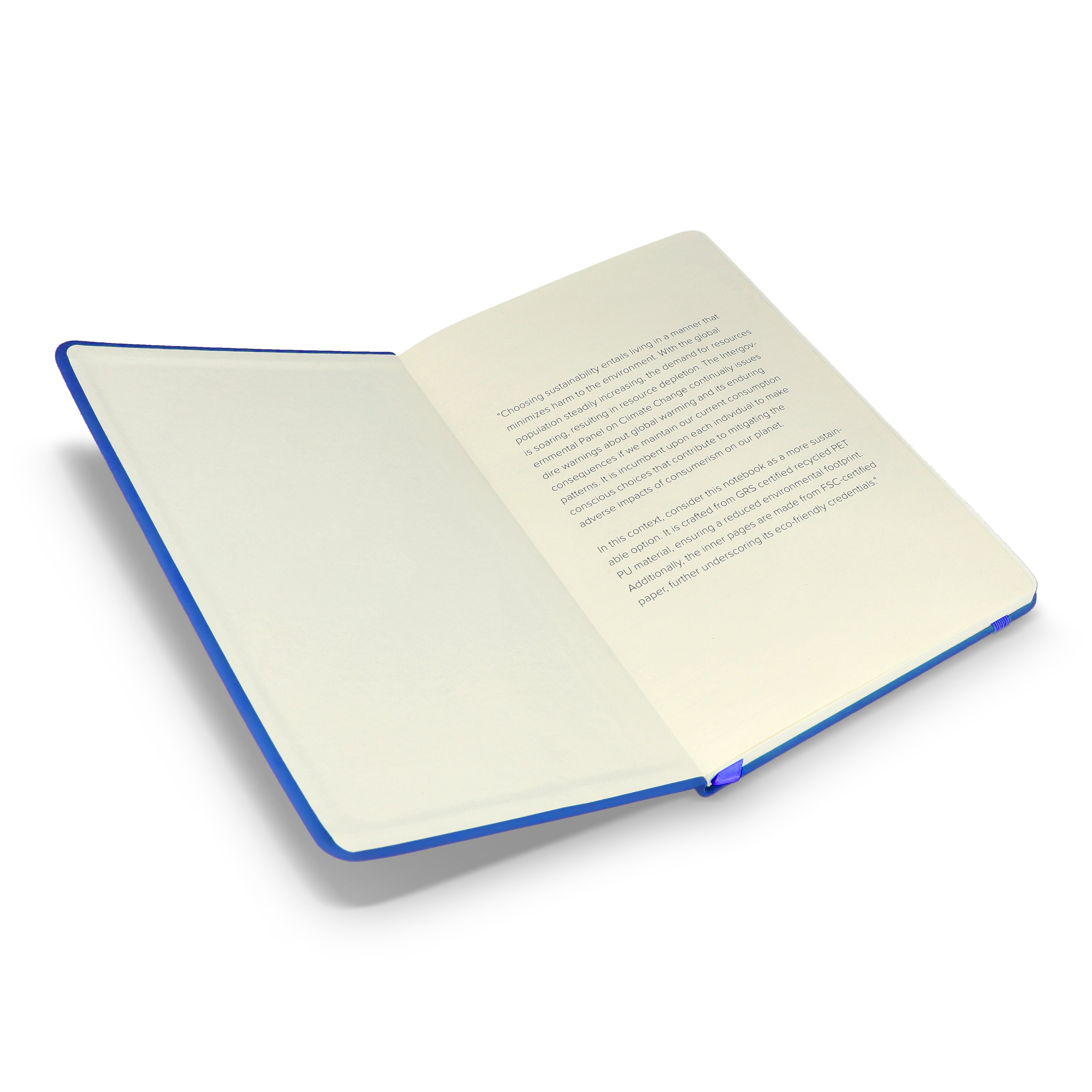 A5 Notizbuch aus RPET & PU - FSC