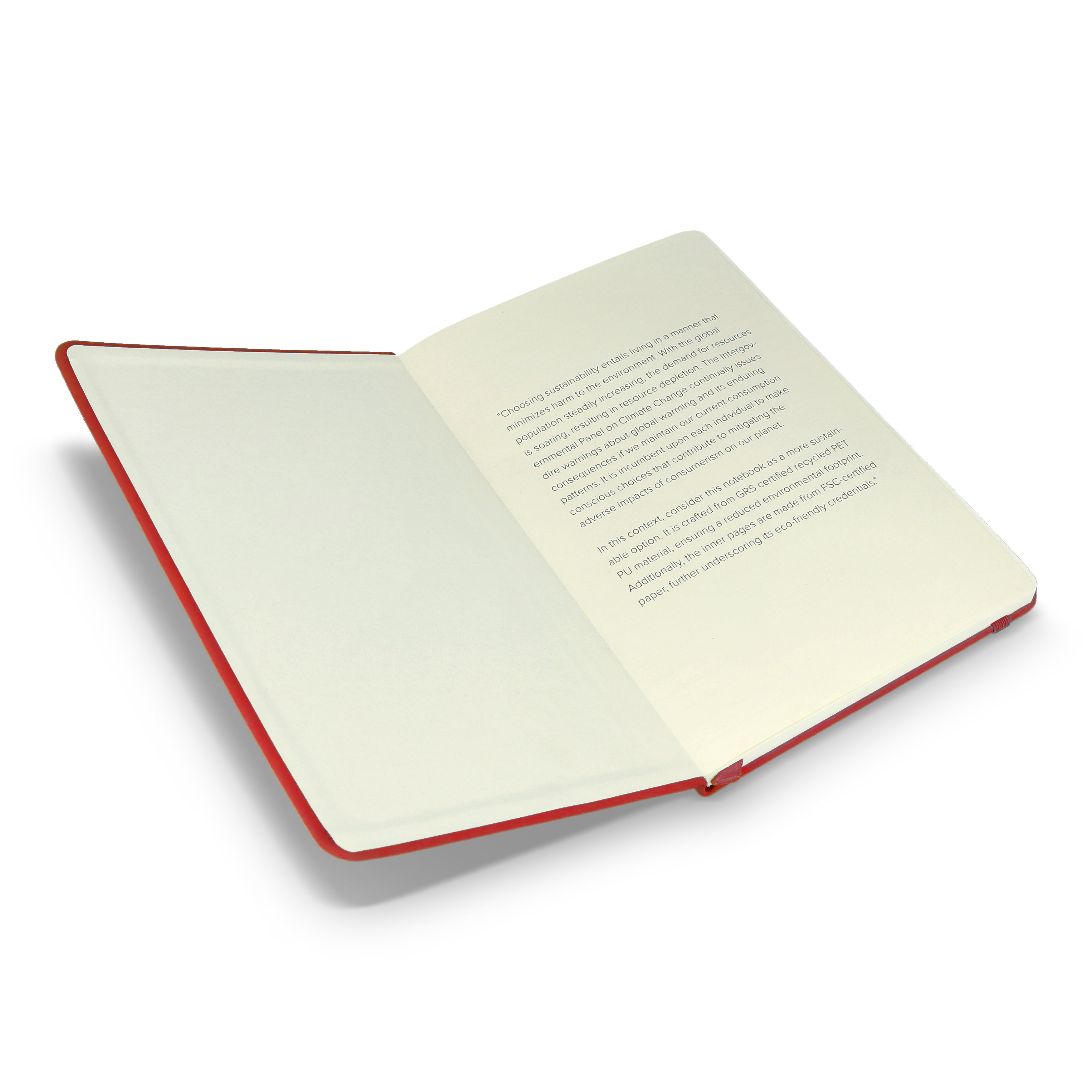A5 Notizbuch aus RPET & PU - FSC