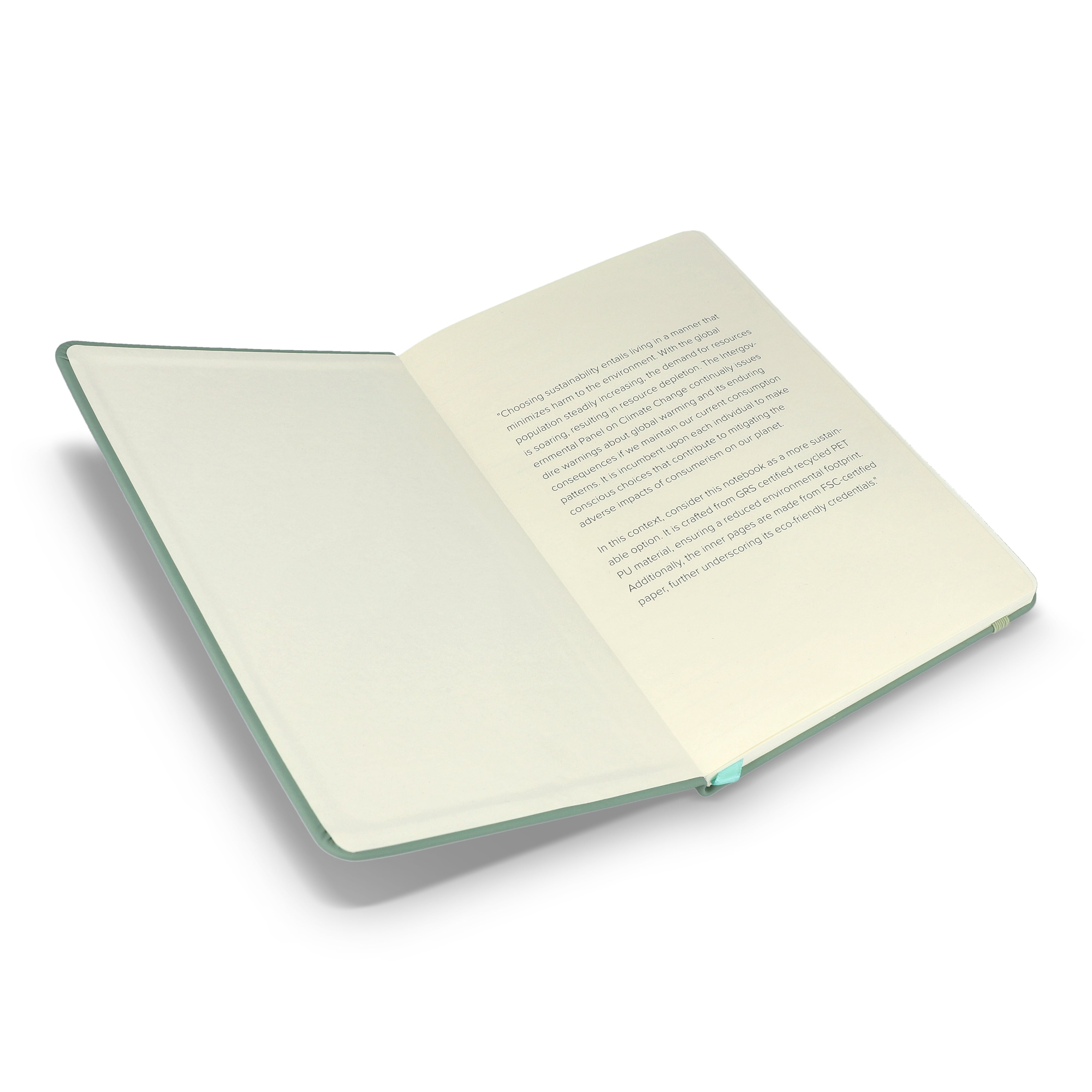 A5 Notizbuch aus RPET & PU - FSC