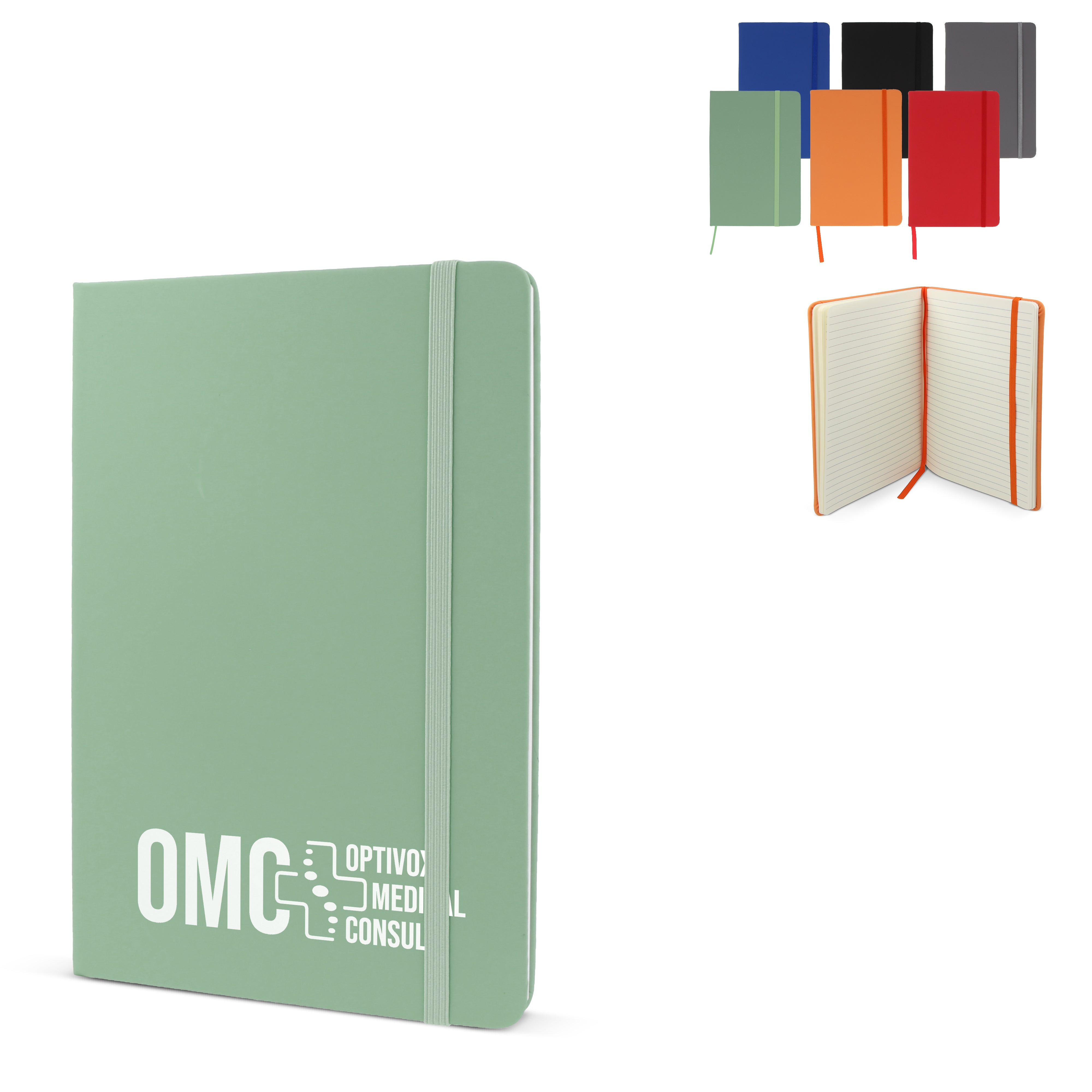 A5 Notizbuch aus RPET & PU - FSC