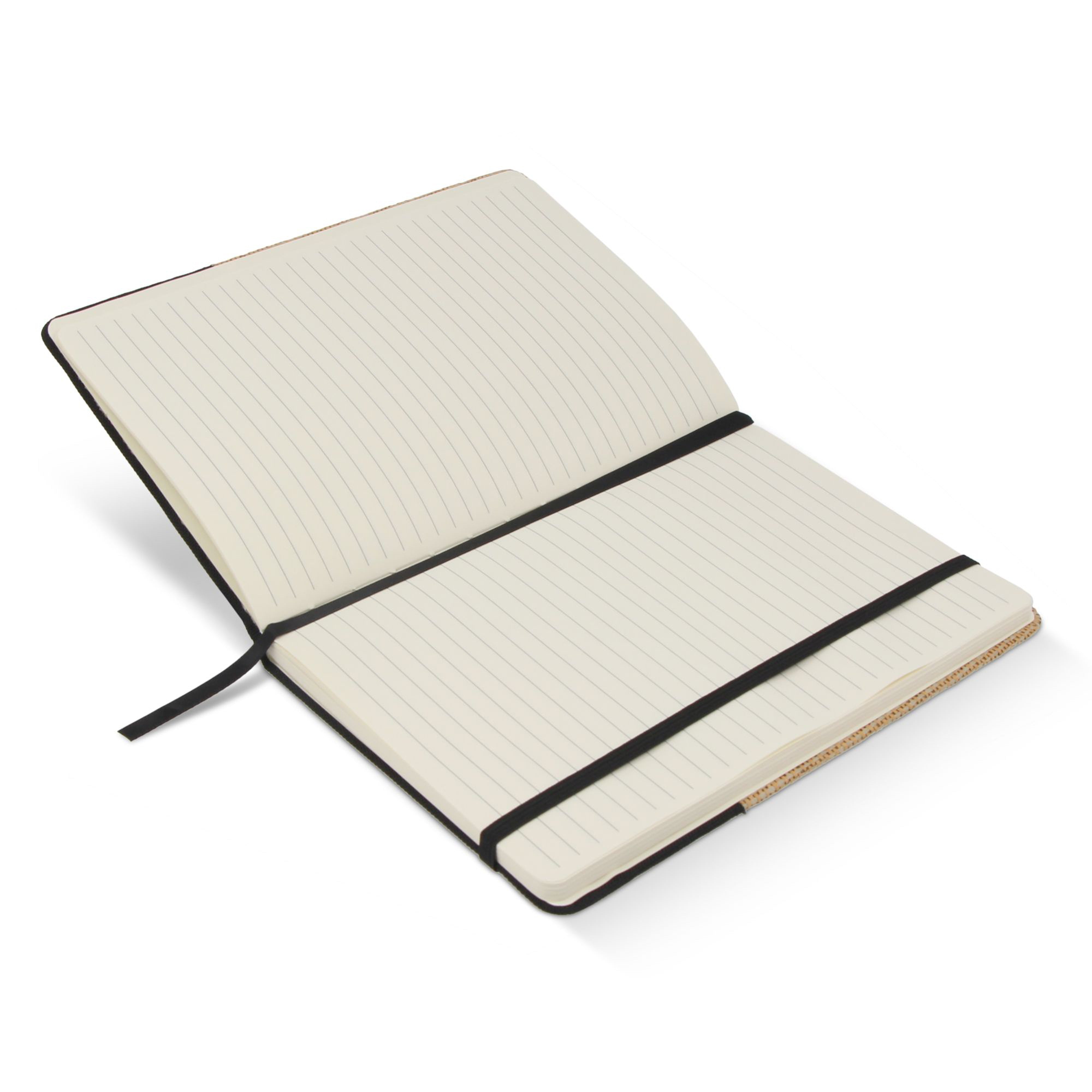 Nachhaltiges A5 Notizbuch aus Jute & RPET