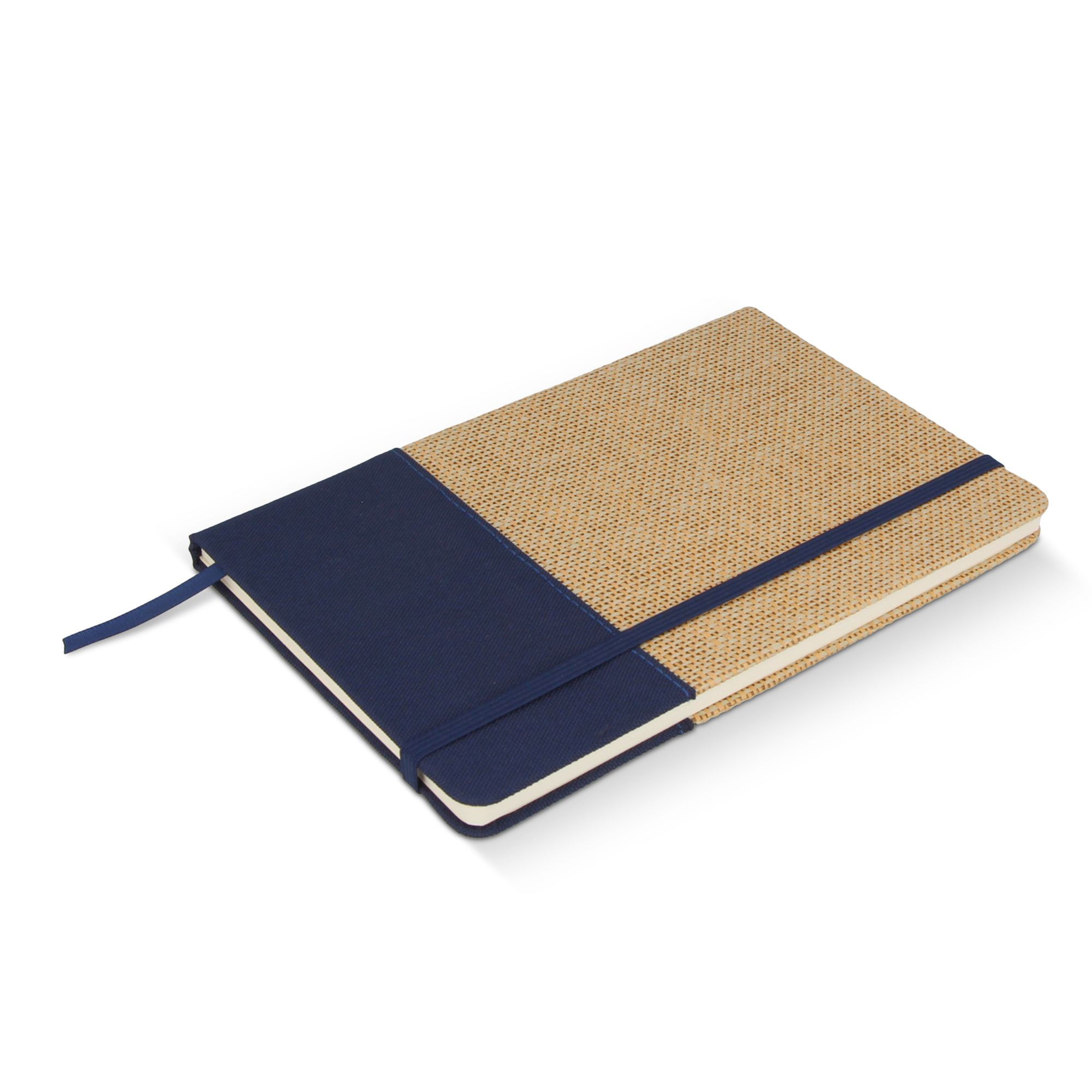Nachhaltiges A5 Notizbuch aus Jute & RPET