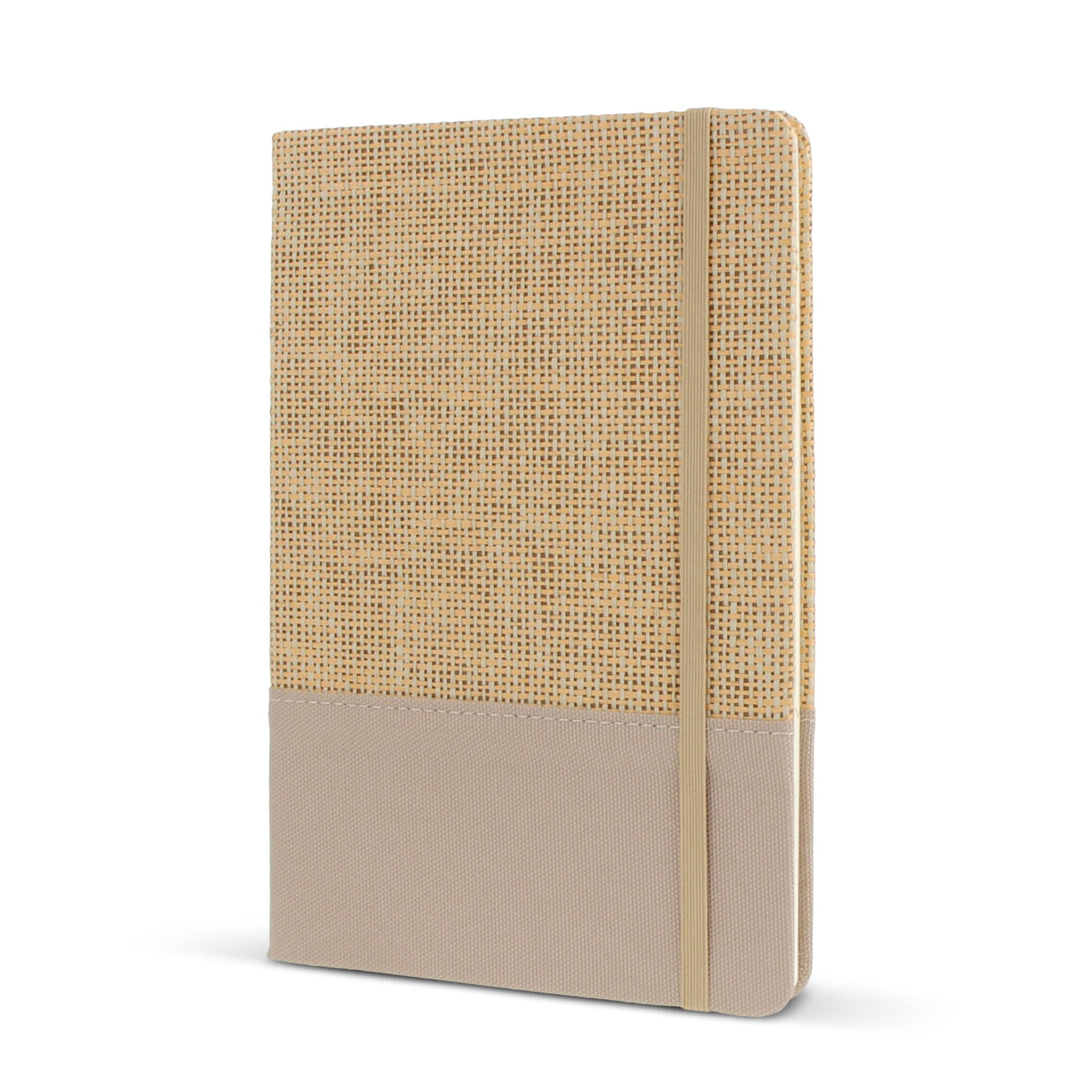 Nachhaltiges A5 Notizbuch aus Jute & RPET