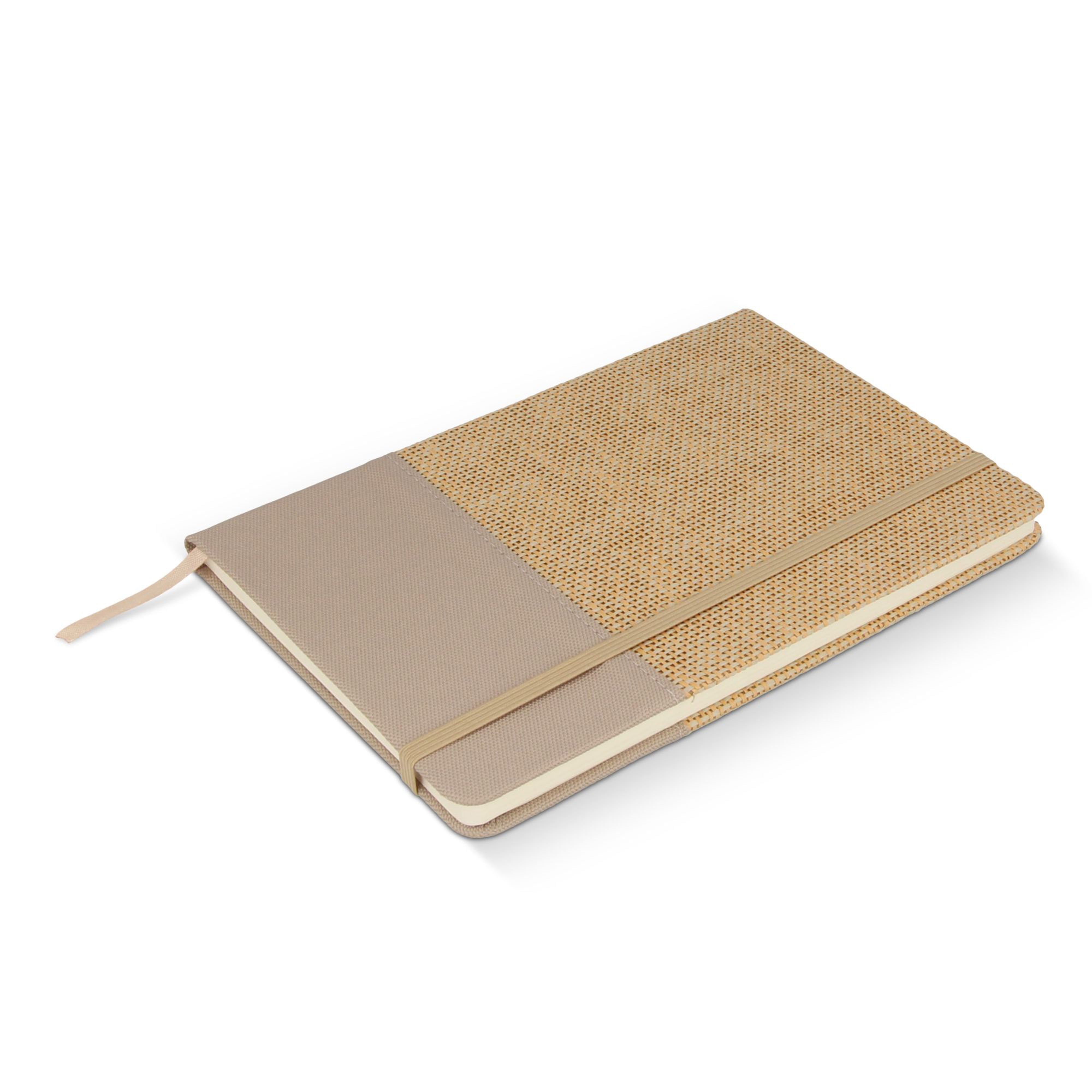 Nachhaltiges A5 Notizbuch aus Jute & RPET