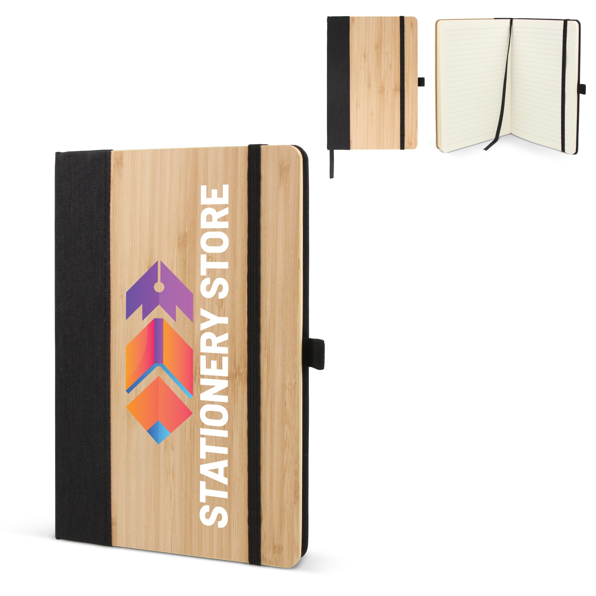 Notizbuch bamboo & R-PET A5