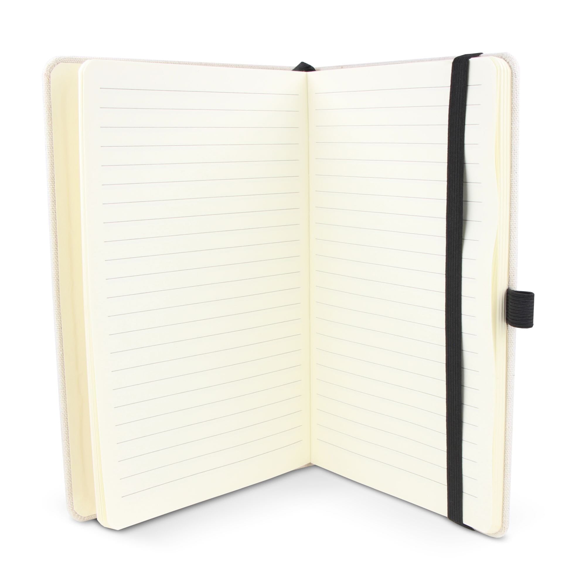 Notizbuch aus recycelter Baumwolle & R-PET A5