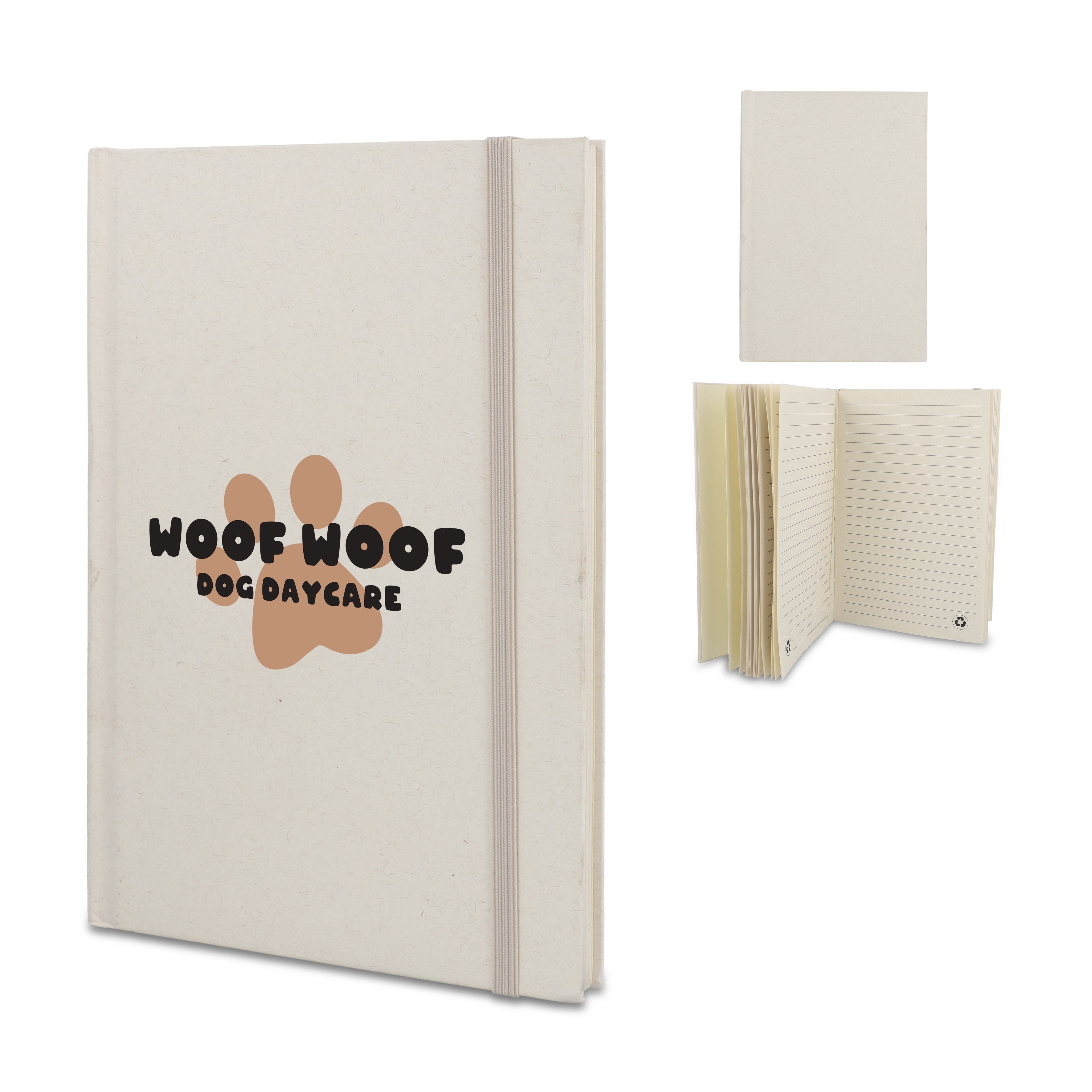A5 Notizbuch aus recyceltem Milchkartonpapier