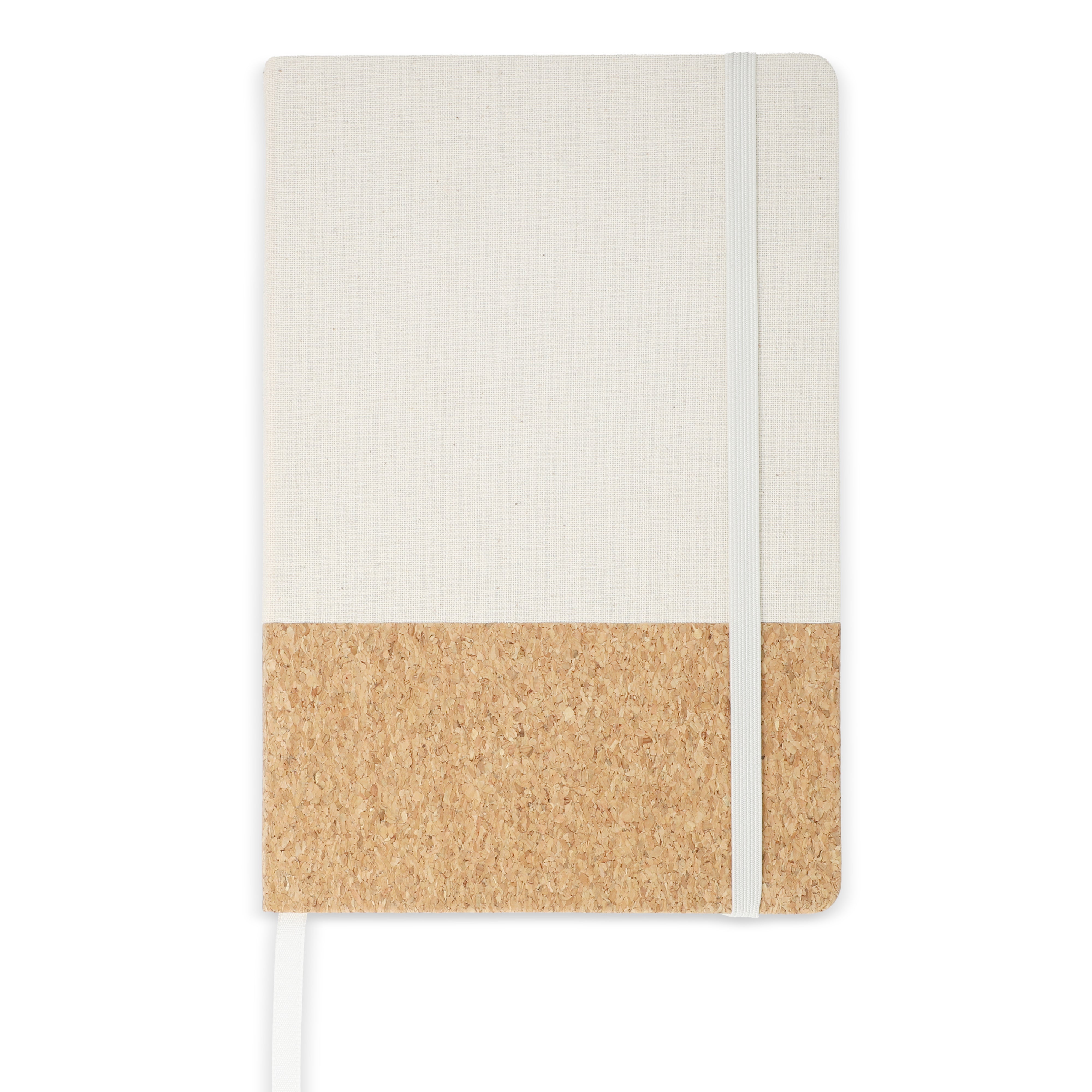 A5 Notizbuch aus Baumwolle & Kork