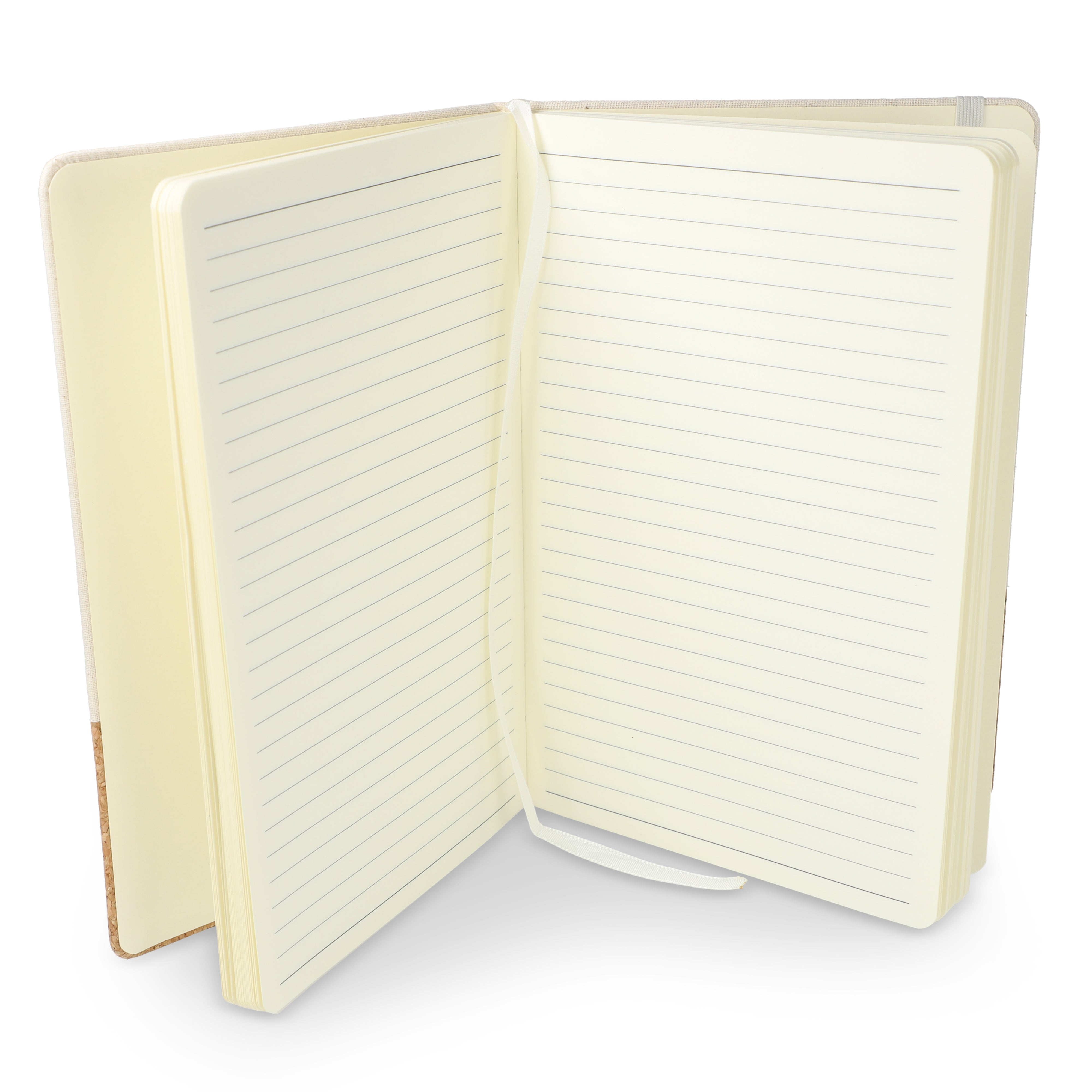 A5 Notizbuch aus Baumwolle & Kork