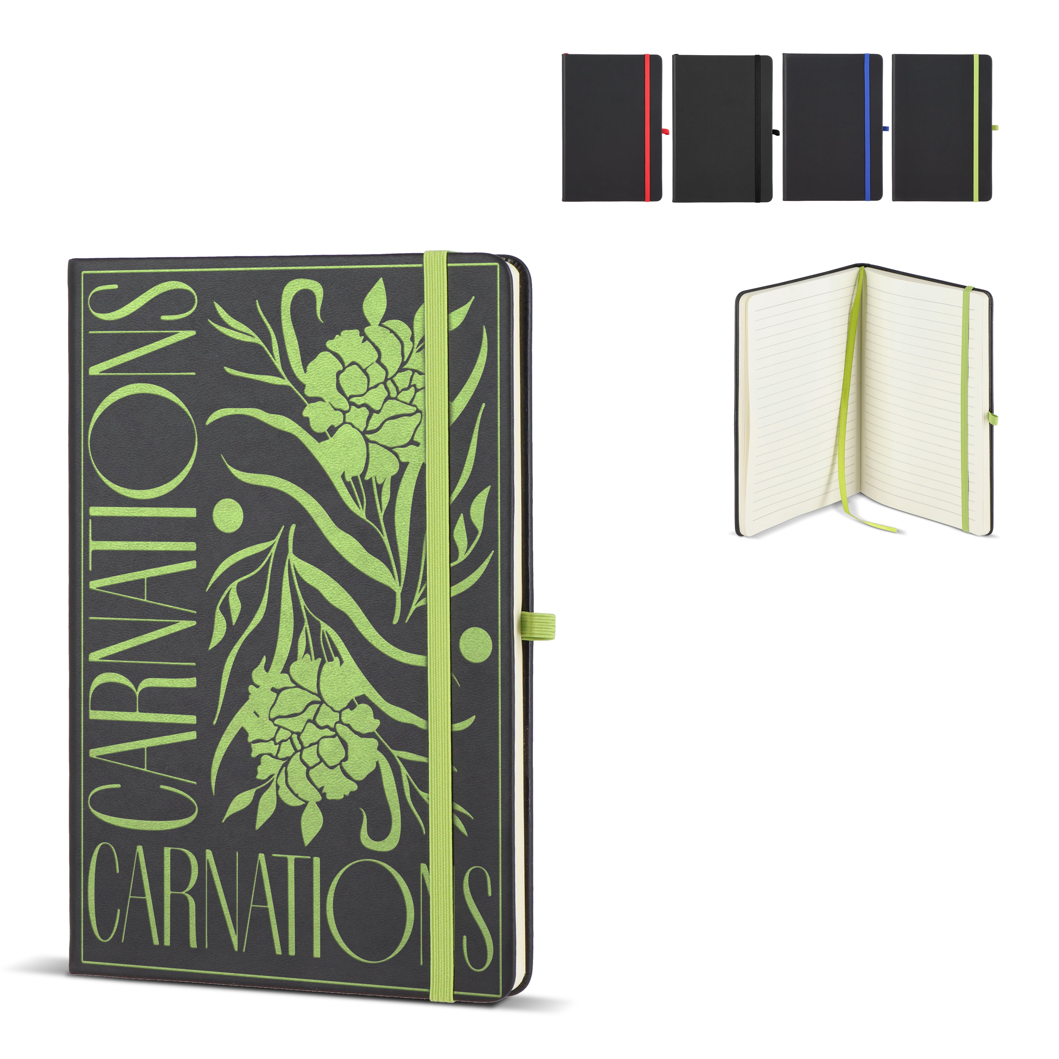 A5 Hardcover-Notizbuch „Iroko“ für Lasergravur
