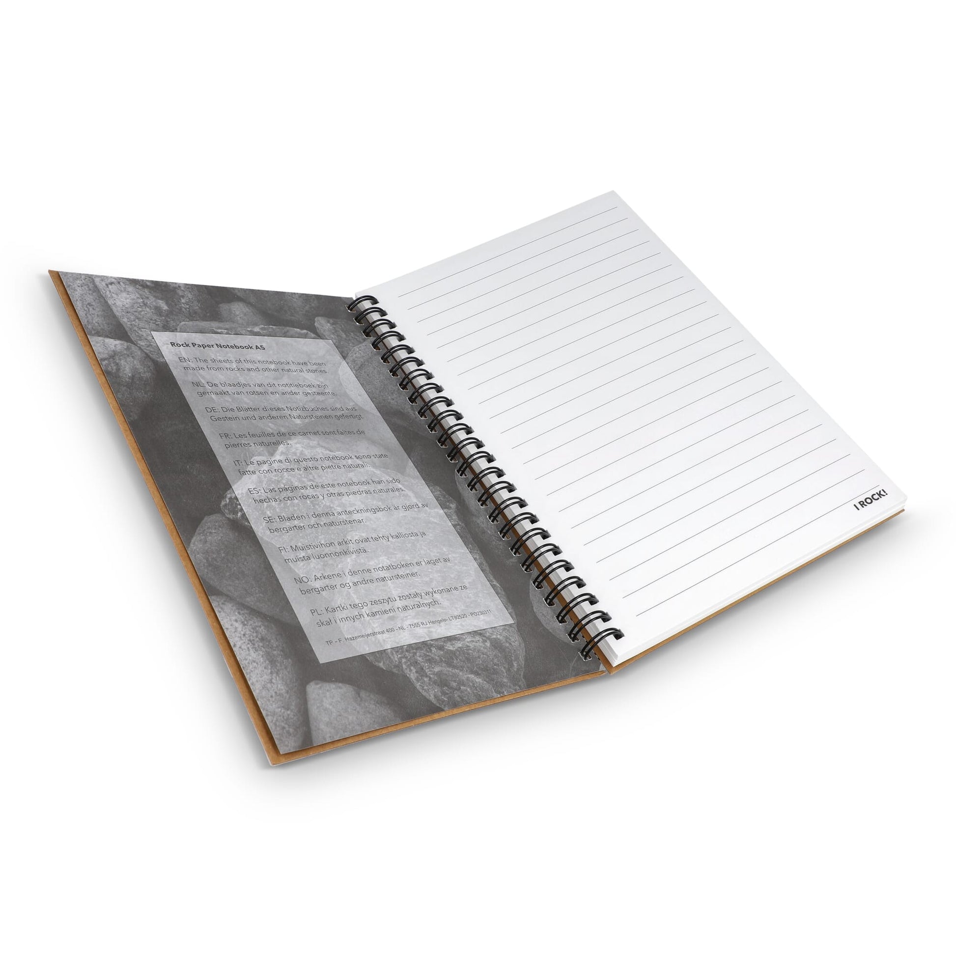 Notizbuch A5 aus Steinpapier