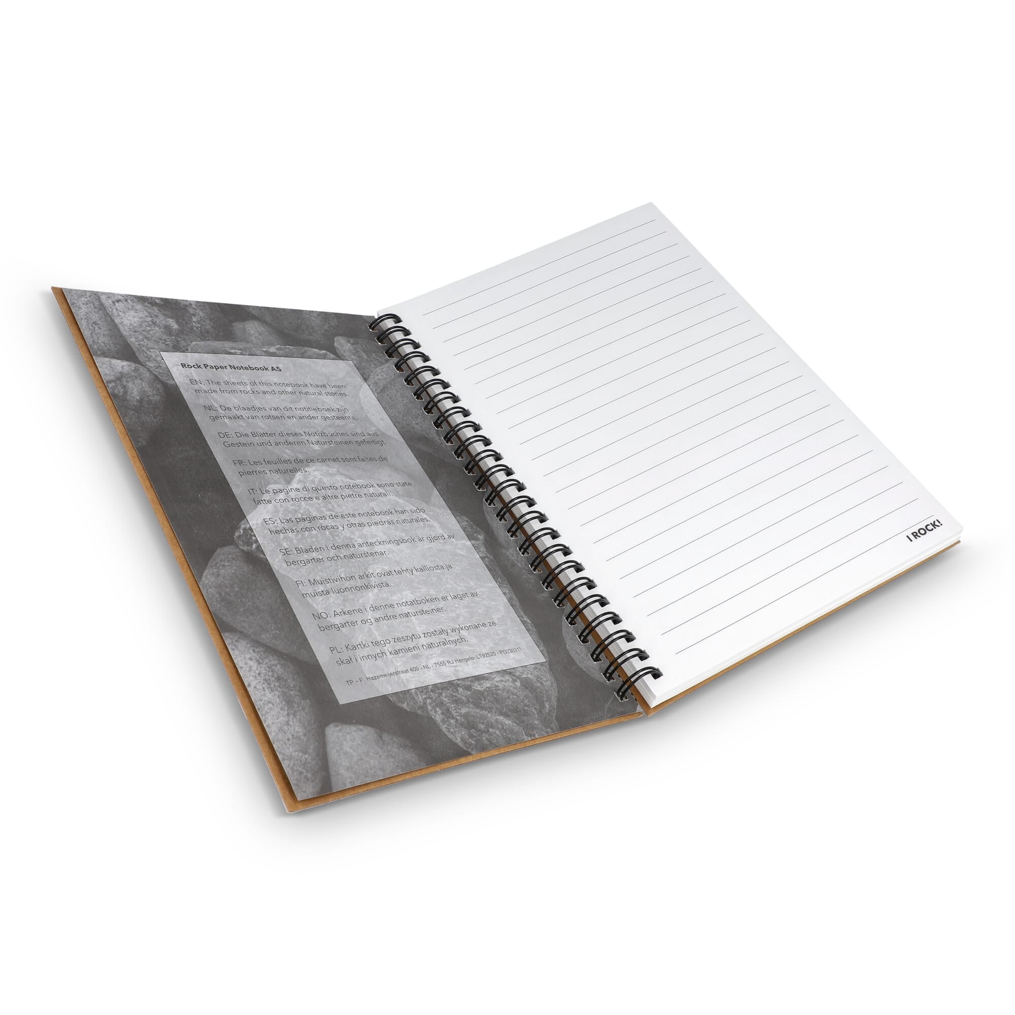 Notizbuch A5 aus Steinpapier