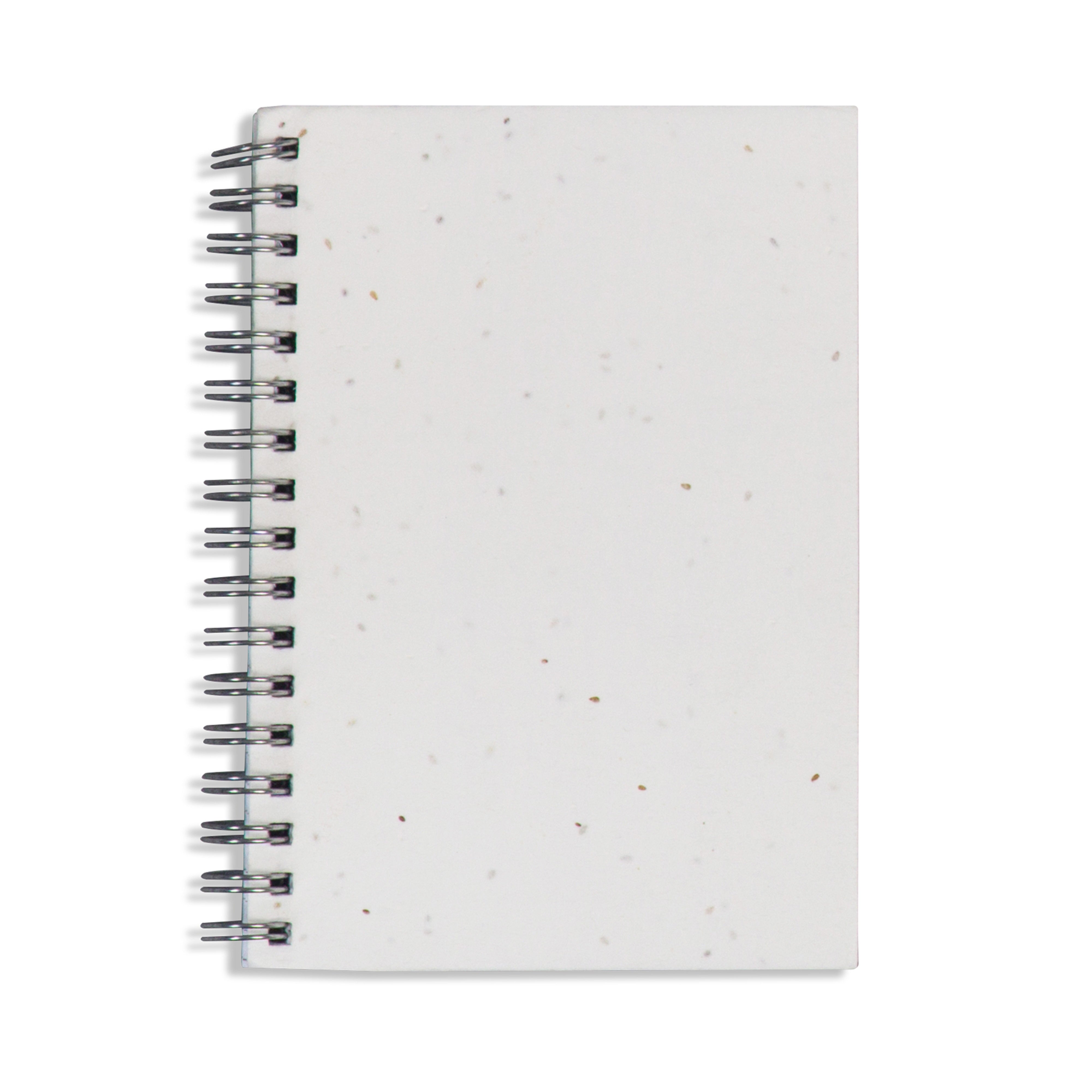 Spiralnotizbuch aus Saatgutpapier 148 × 110 mm