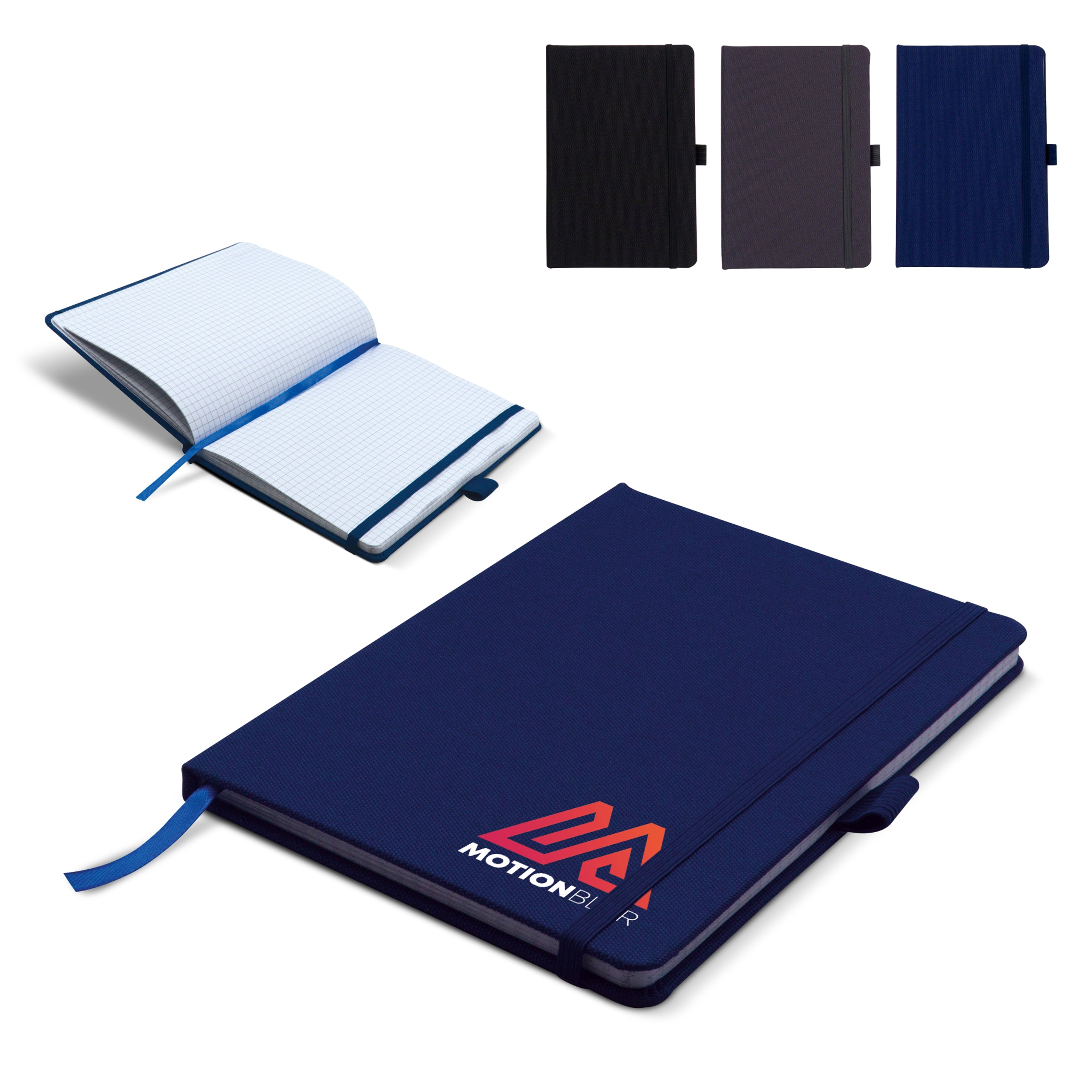 DIN A5 Notizbuch aus RPET-Material