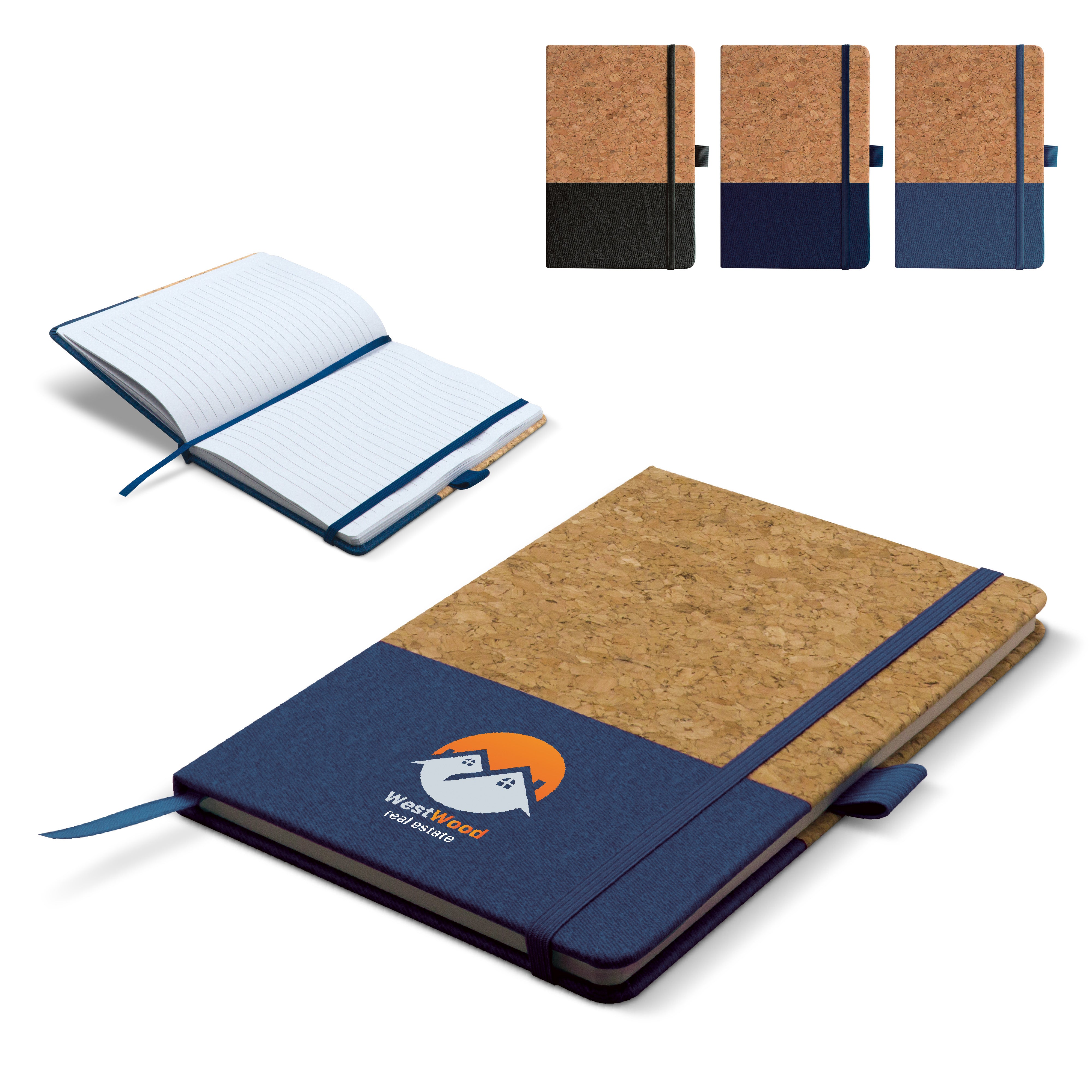 DIN A5 Notizbuch aus Kork
