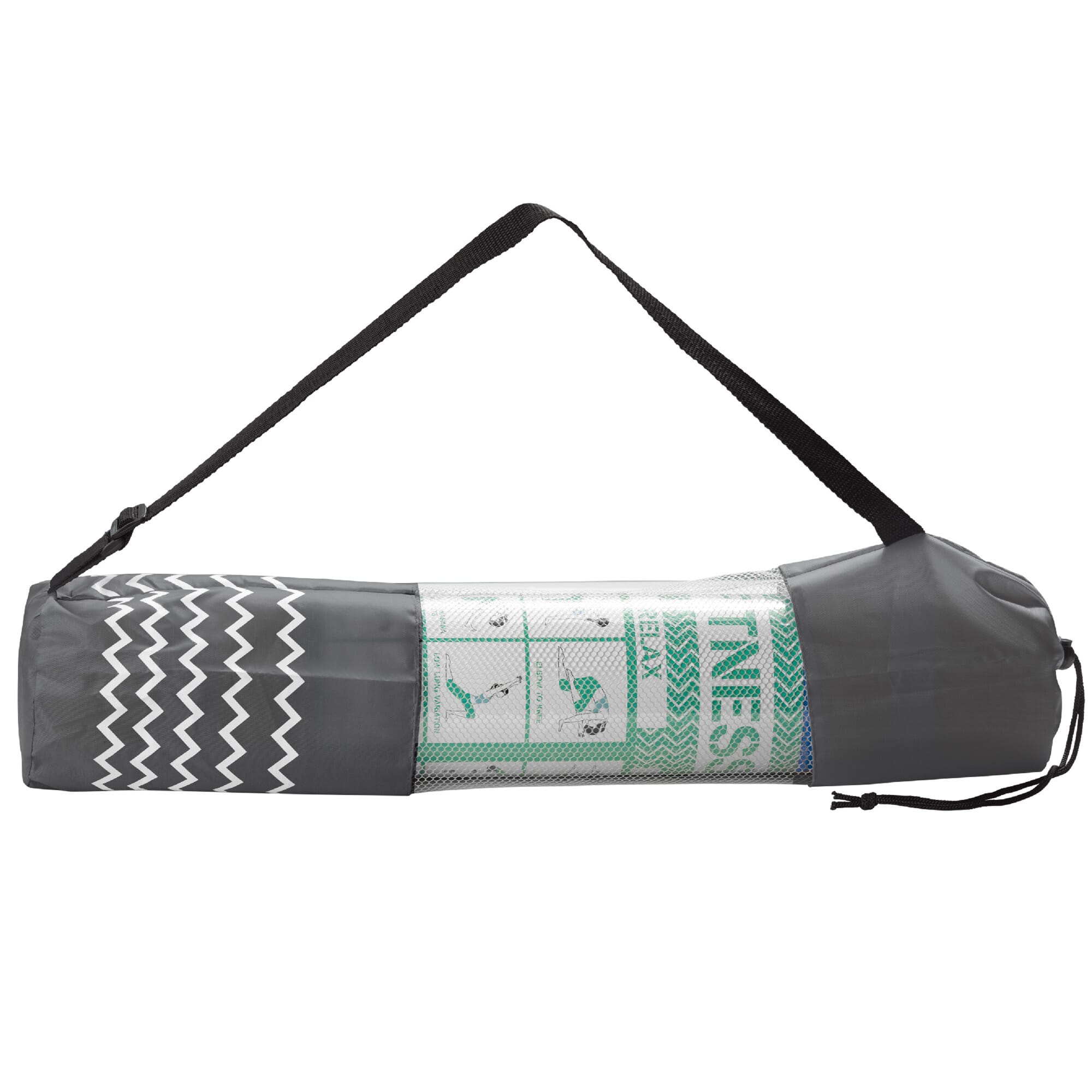 Fitness-Yogamatte mit Trageriemen