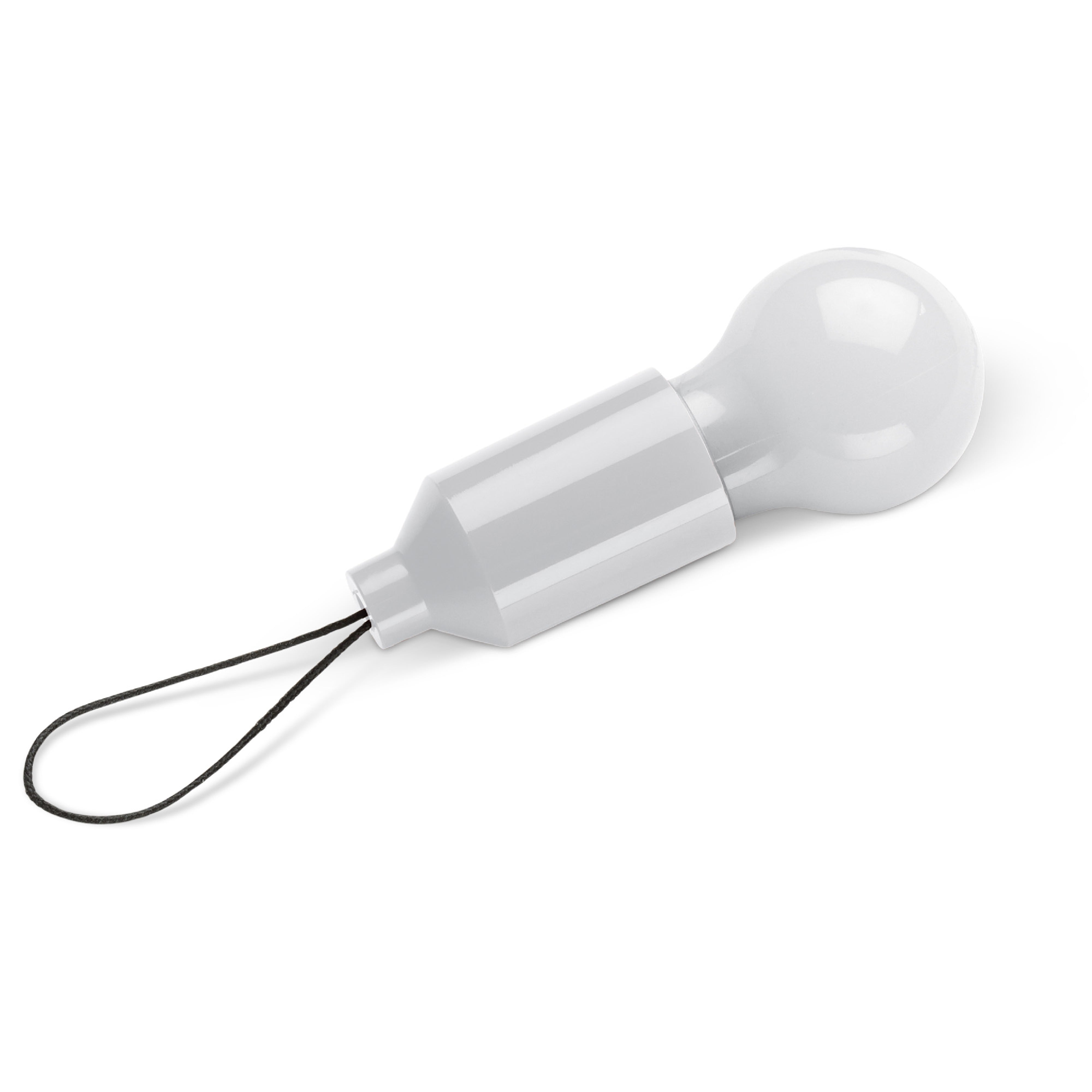 LED-Schlüsselanhänger in Glühlampenform