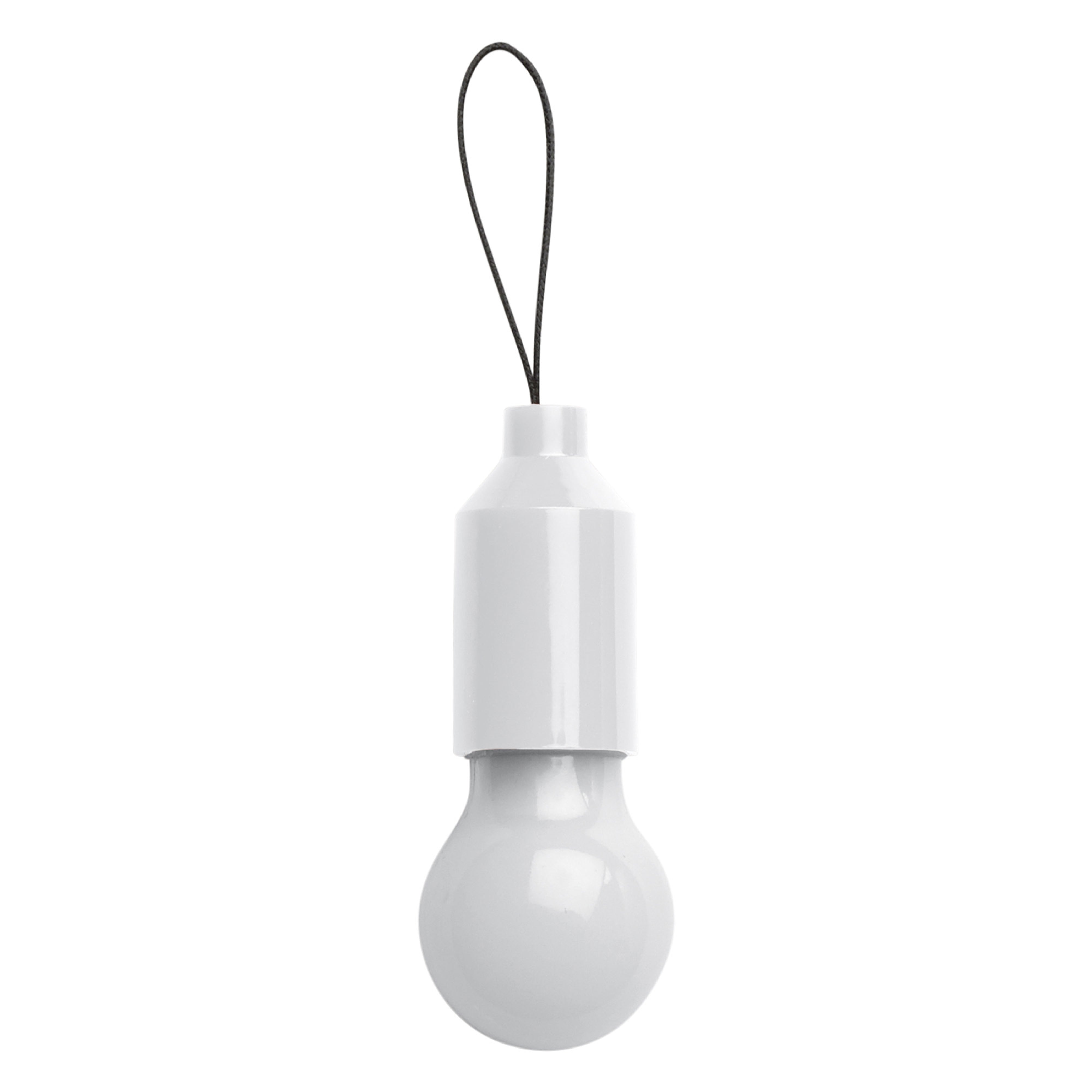 LED-Schlüsselanhänger in Glühlampenform