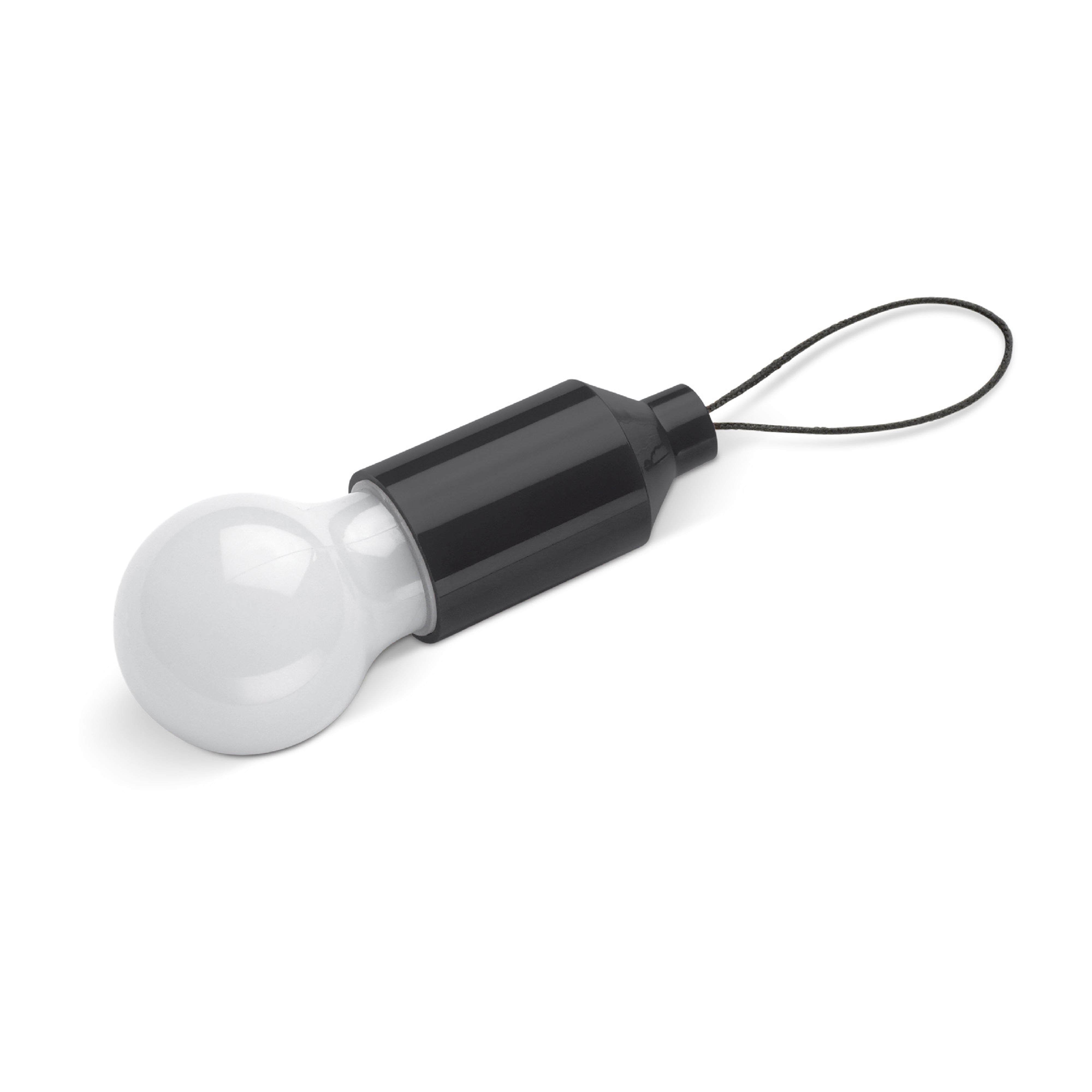 LED-Schlüsselanhänger in Glühlampenform