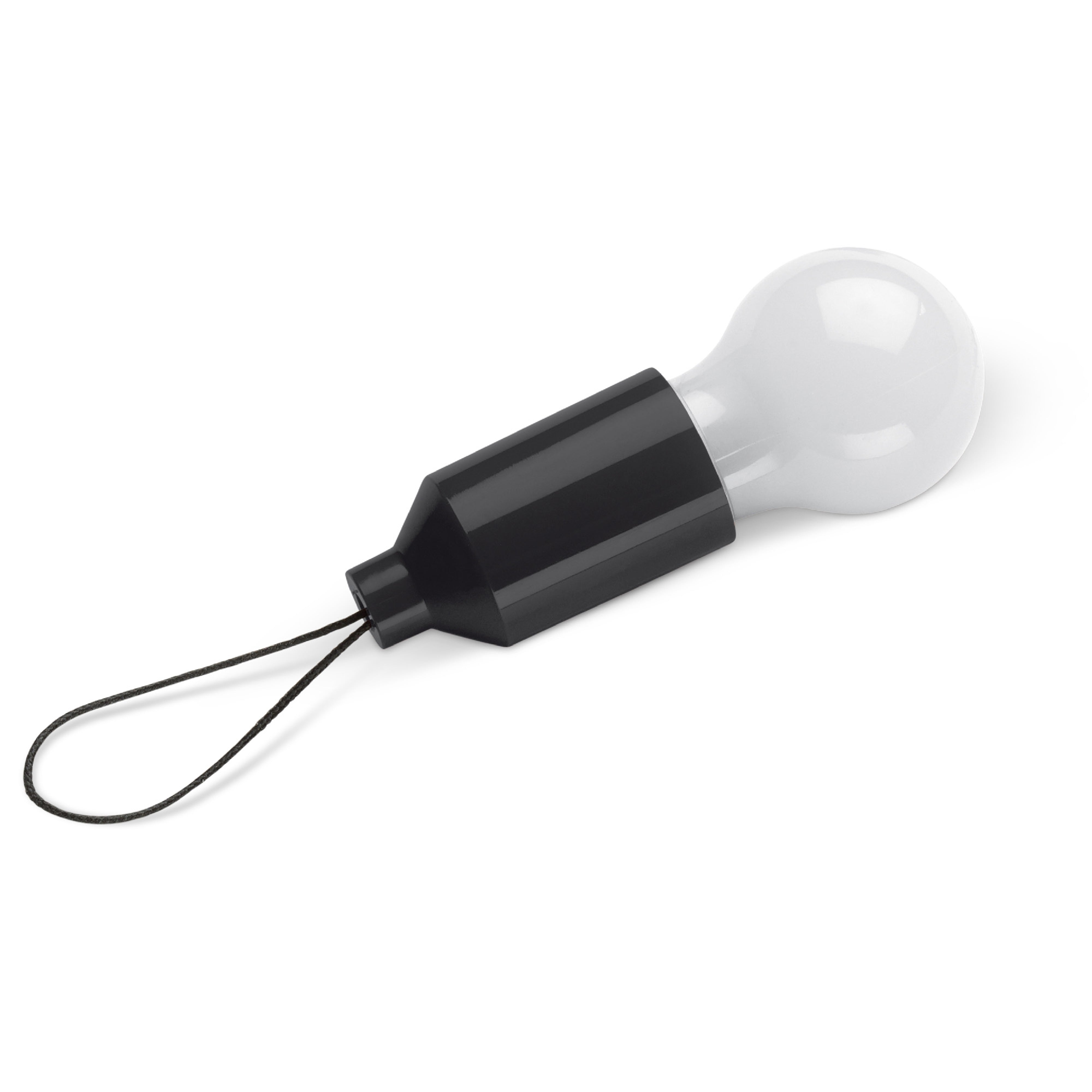 LED-Schlüsselanhänger in Glühlampenform