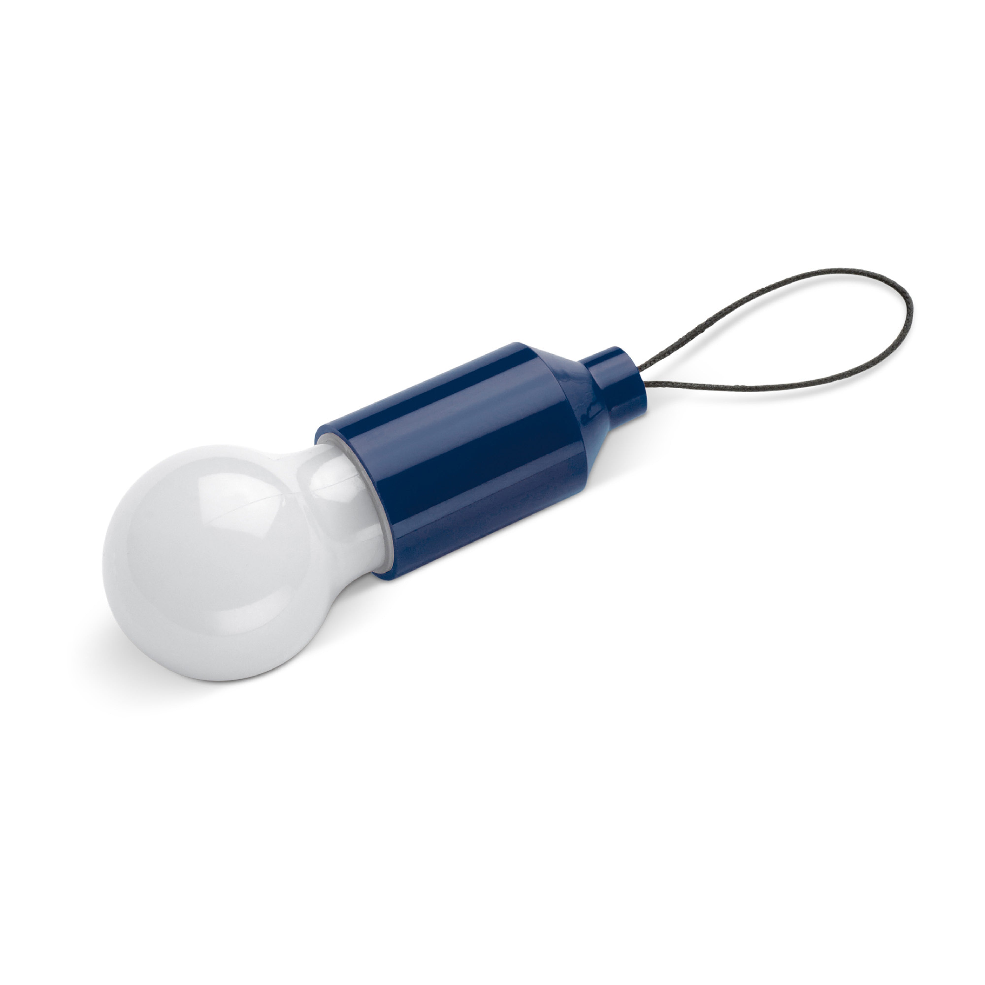 LED-Schlüsselanhänger in Glühlampenform