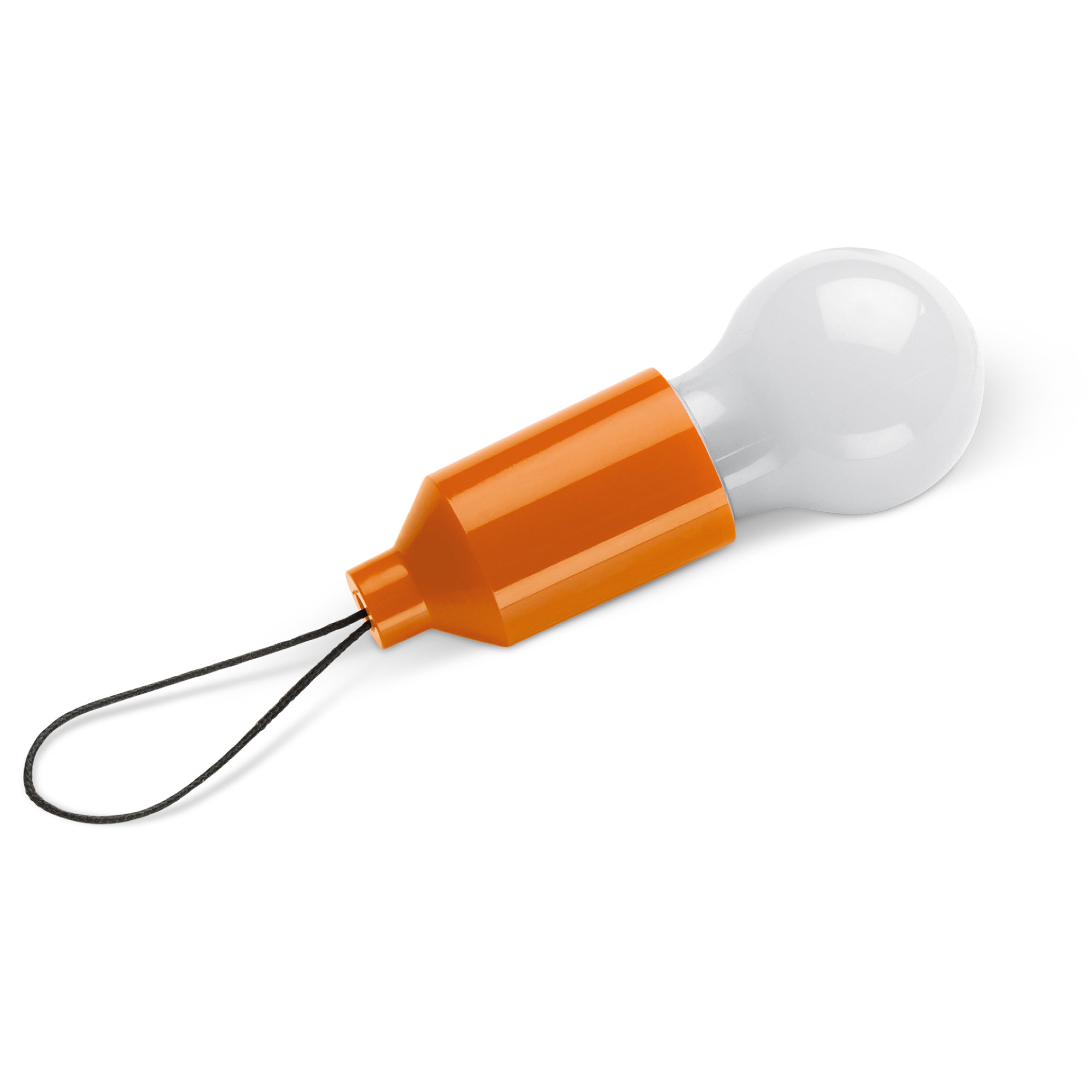 LED-Schlüsselanhänger in Glühlampenform
