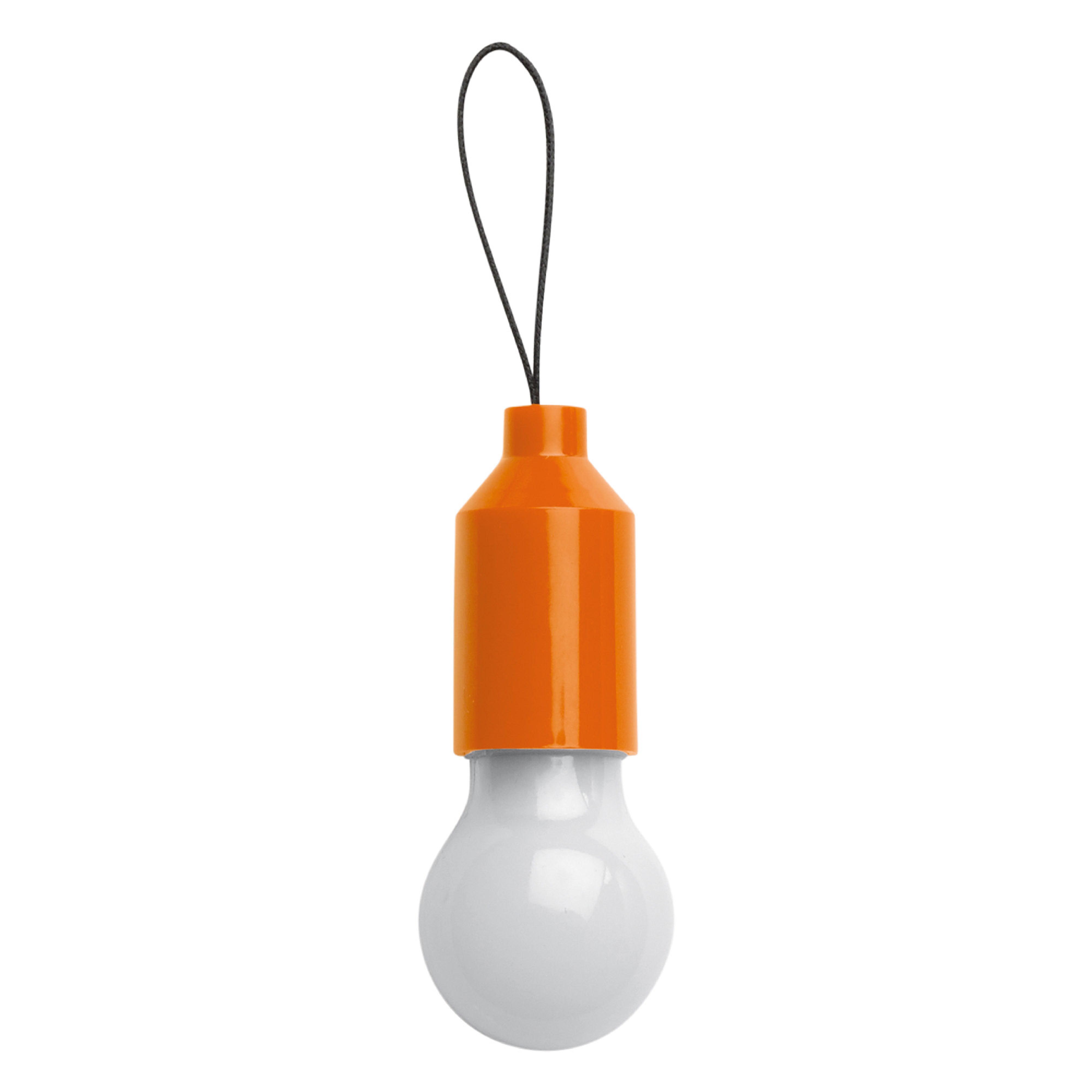LED-Schlüsselanhänger in Glühlampenform