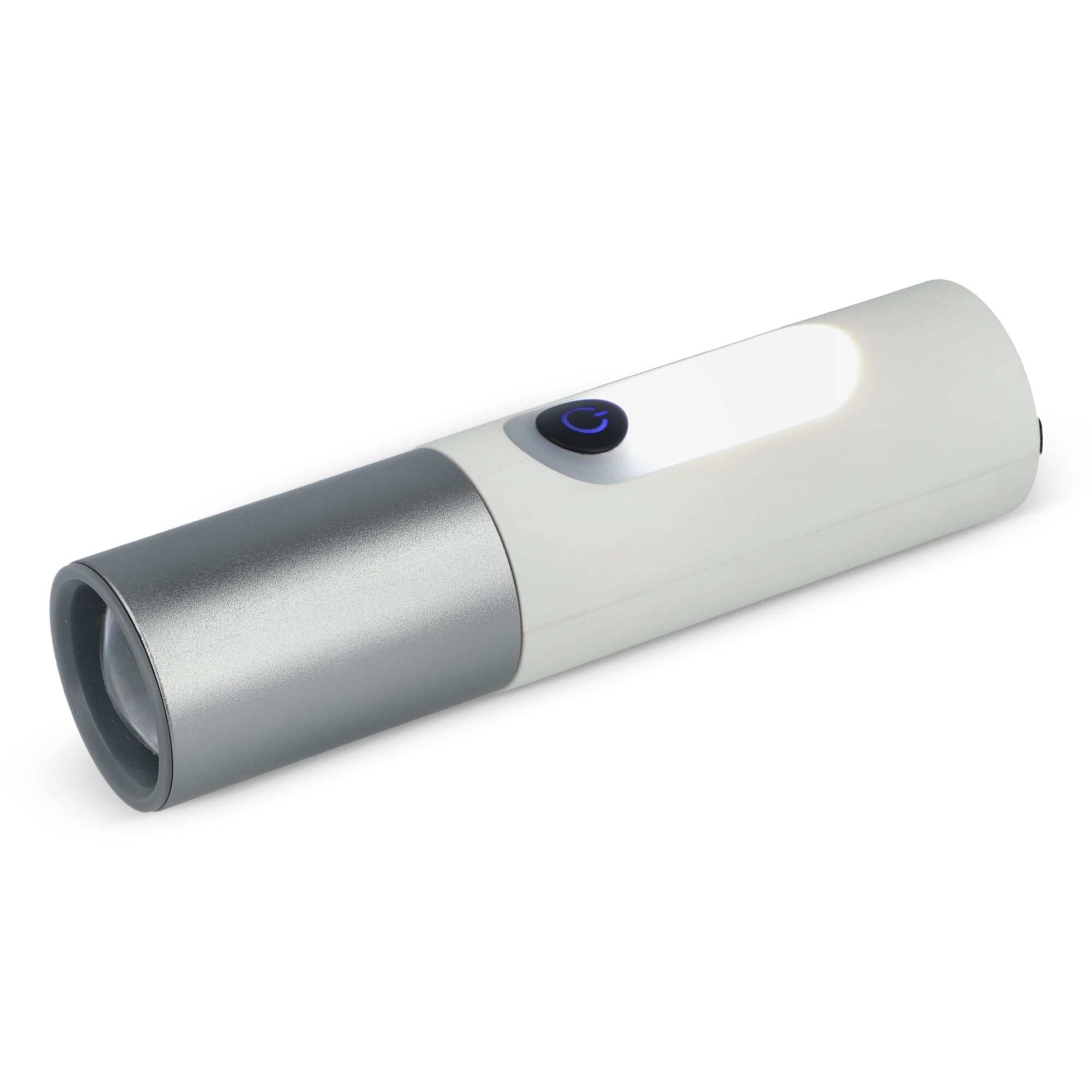 Wiederaufladbare 10-W-LED-Taschenlampe mit Zoomfunktion, 300 lm