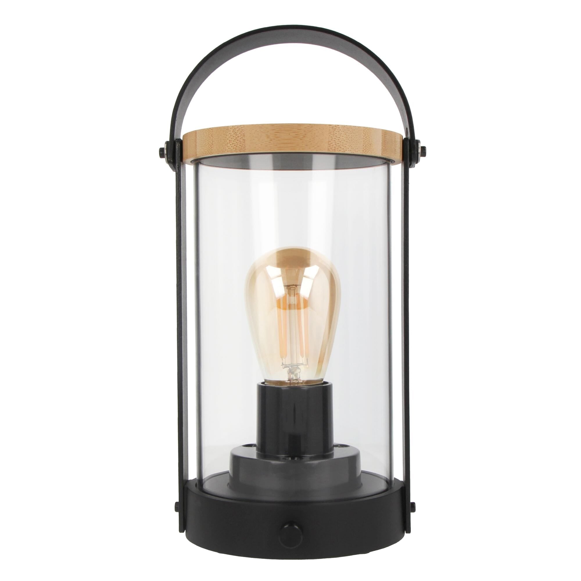 Edison-Bambuslampe