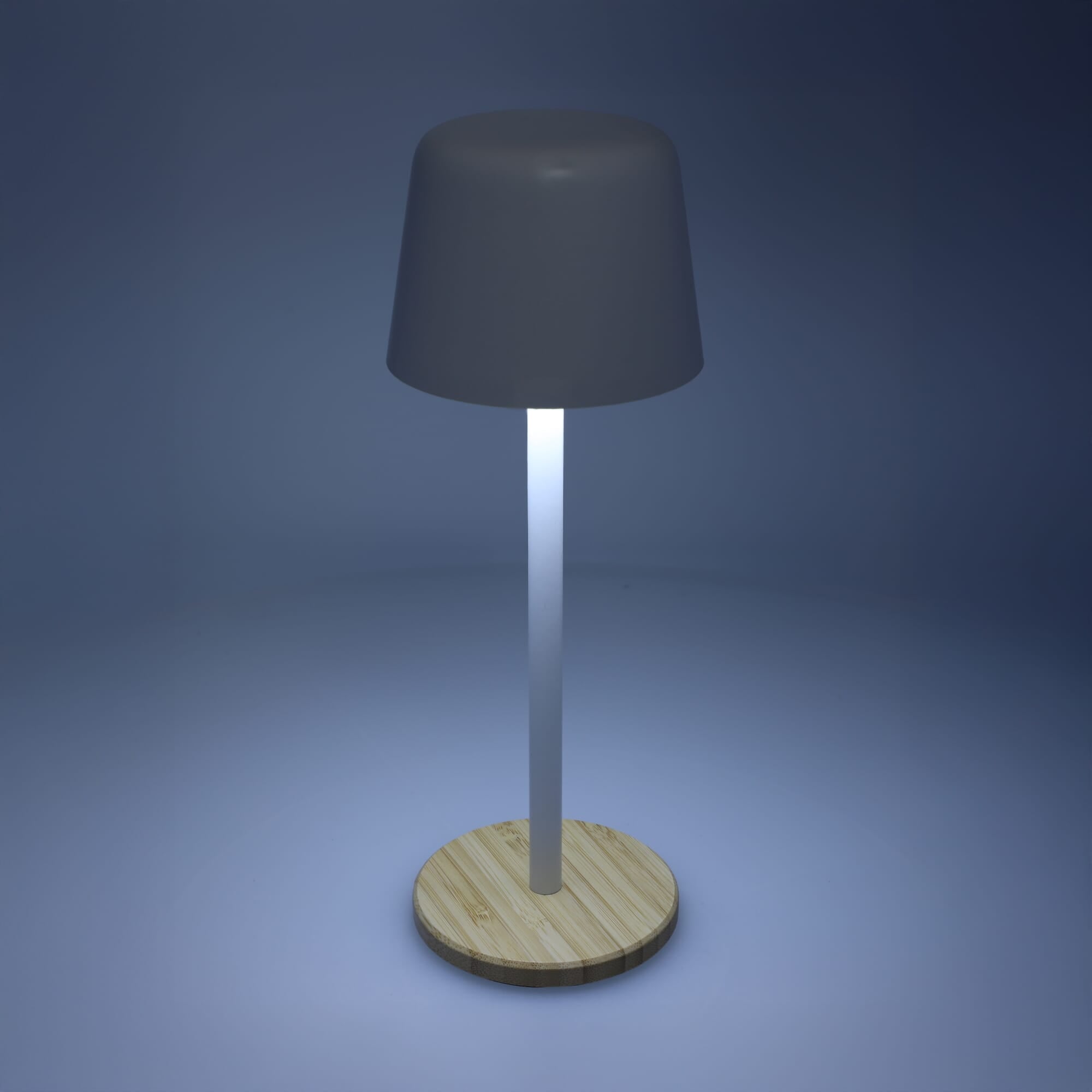 Solis Dimmbare Tischlampe mit Bambusfuß