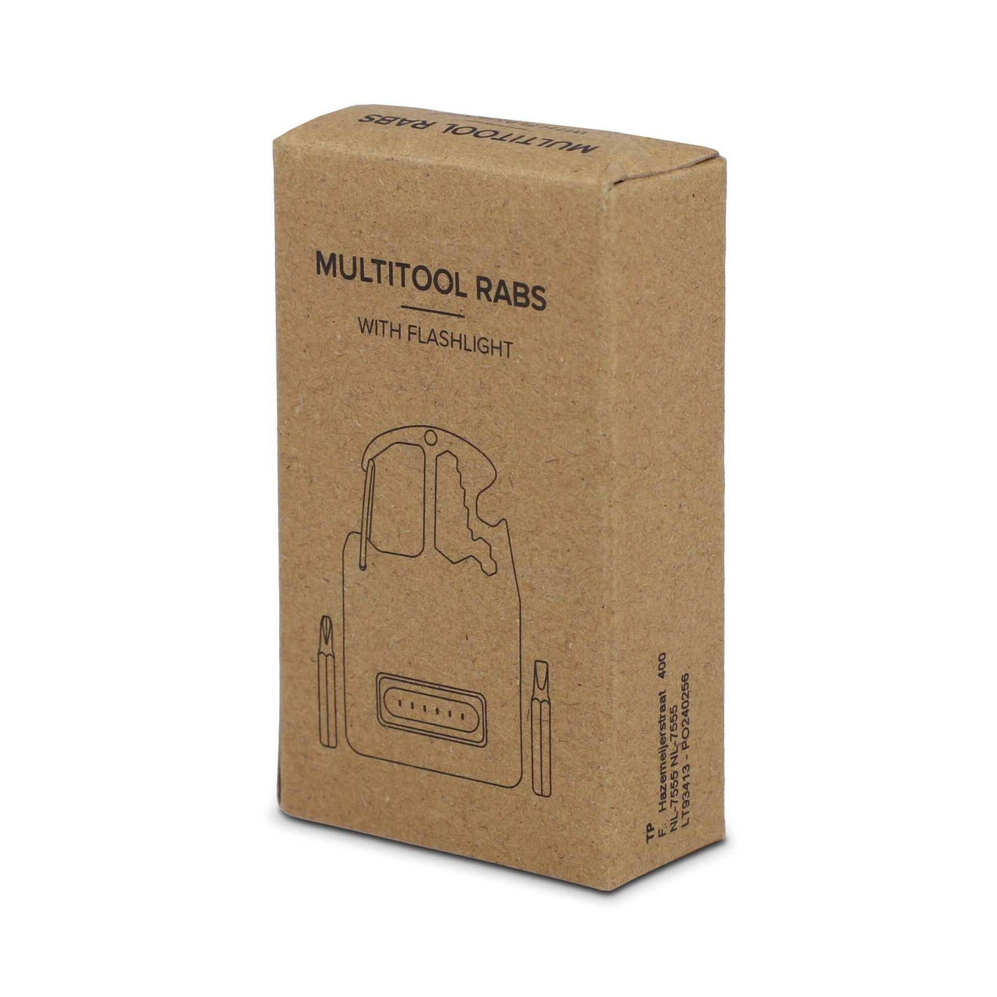 Kompaktes Multitool aus R-ABS & Metall 7 Funktionen