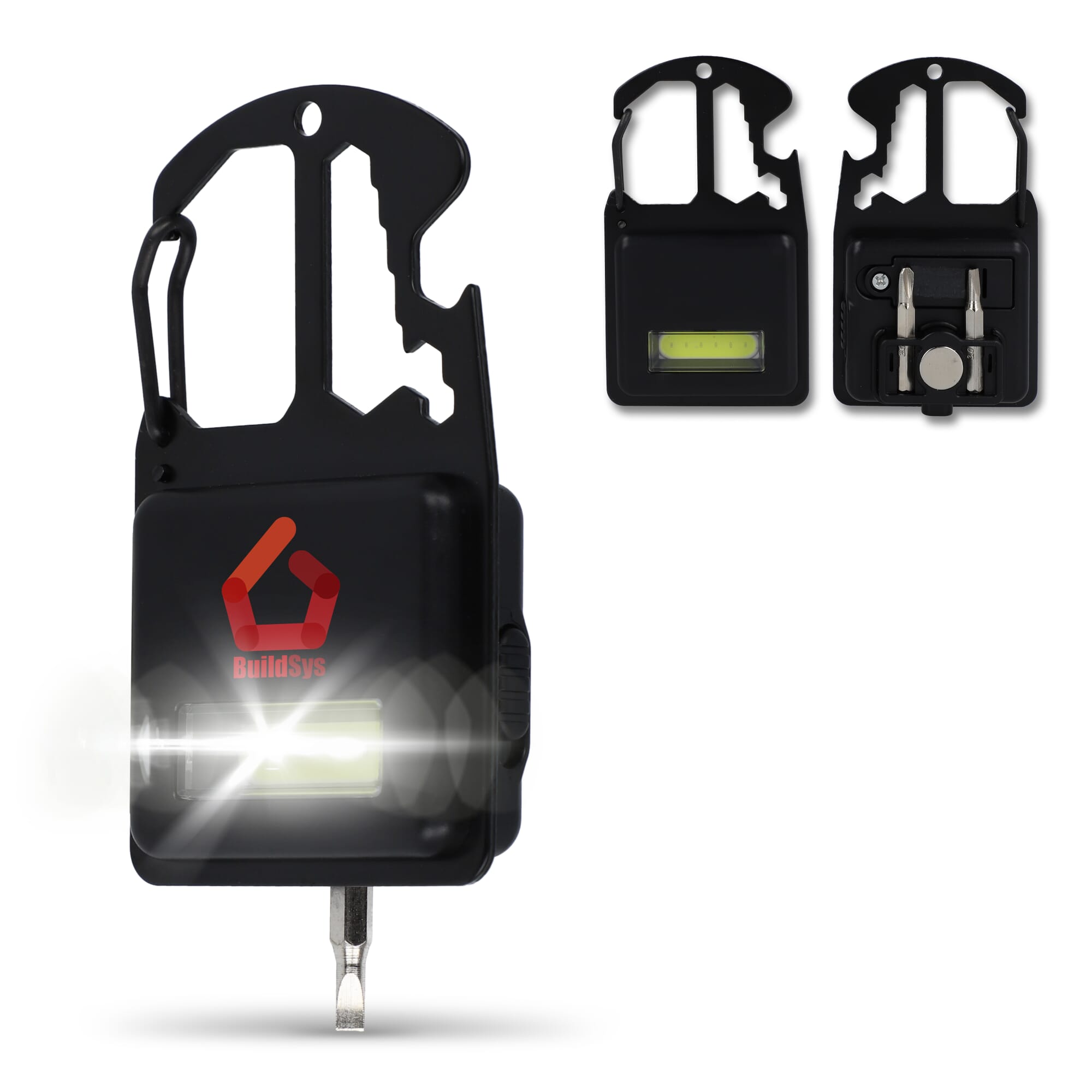 Kompaktes Multitool aus R-ABS & Metall 7 Funktionen