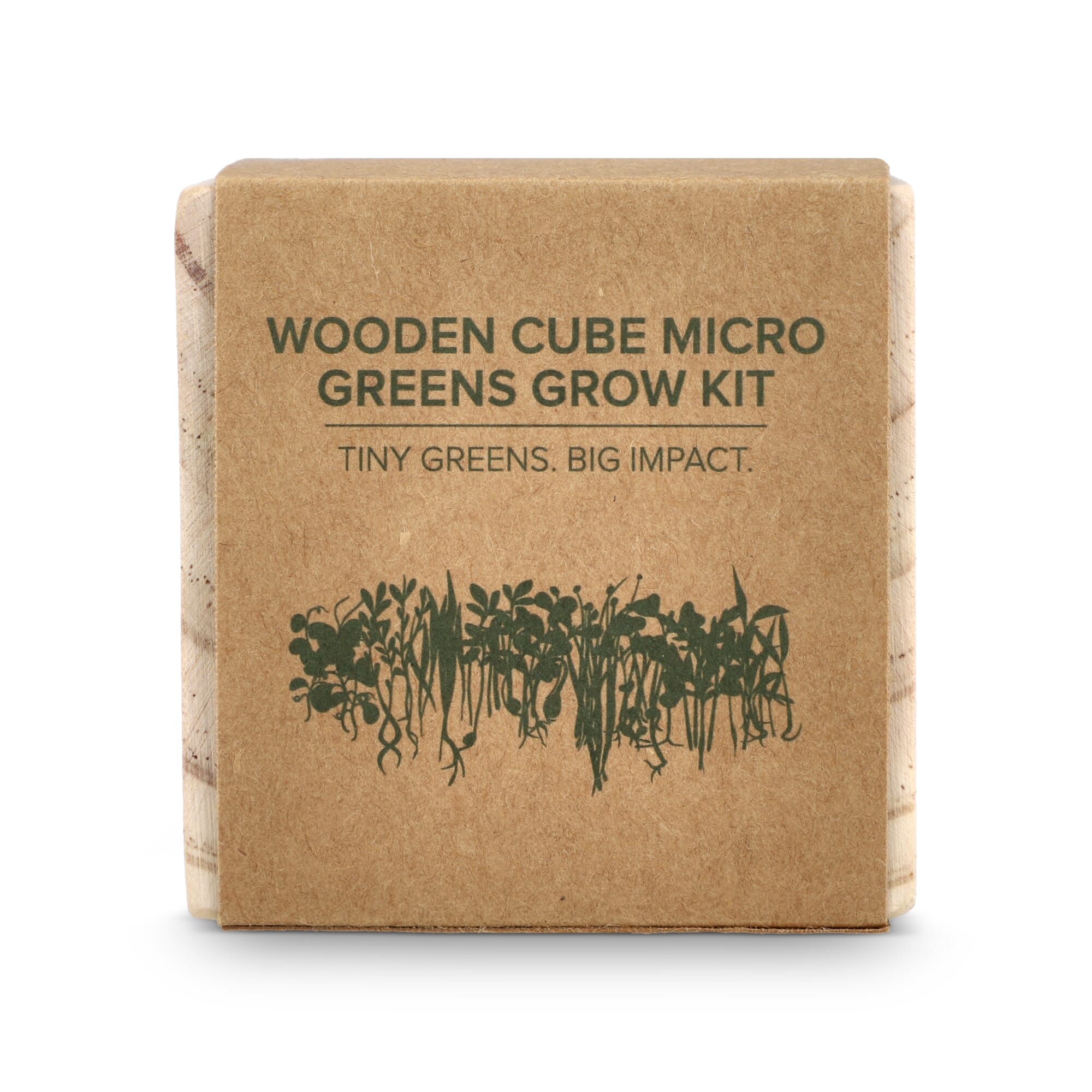 FSC-Holzpflanzgefäß-Set – Microgreens
