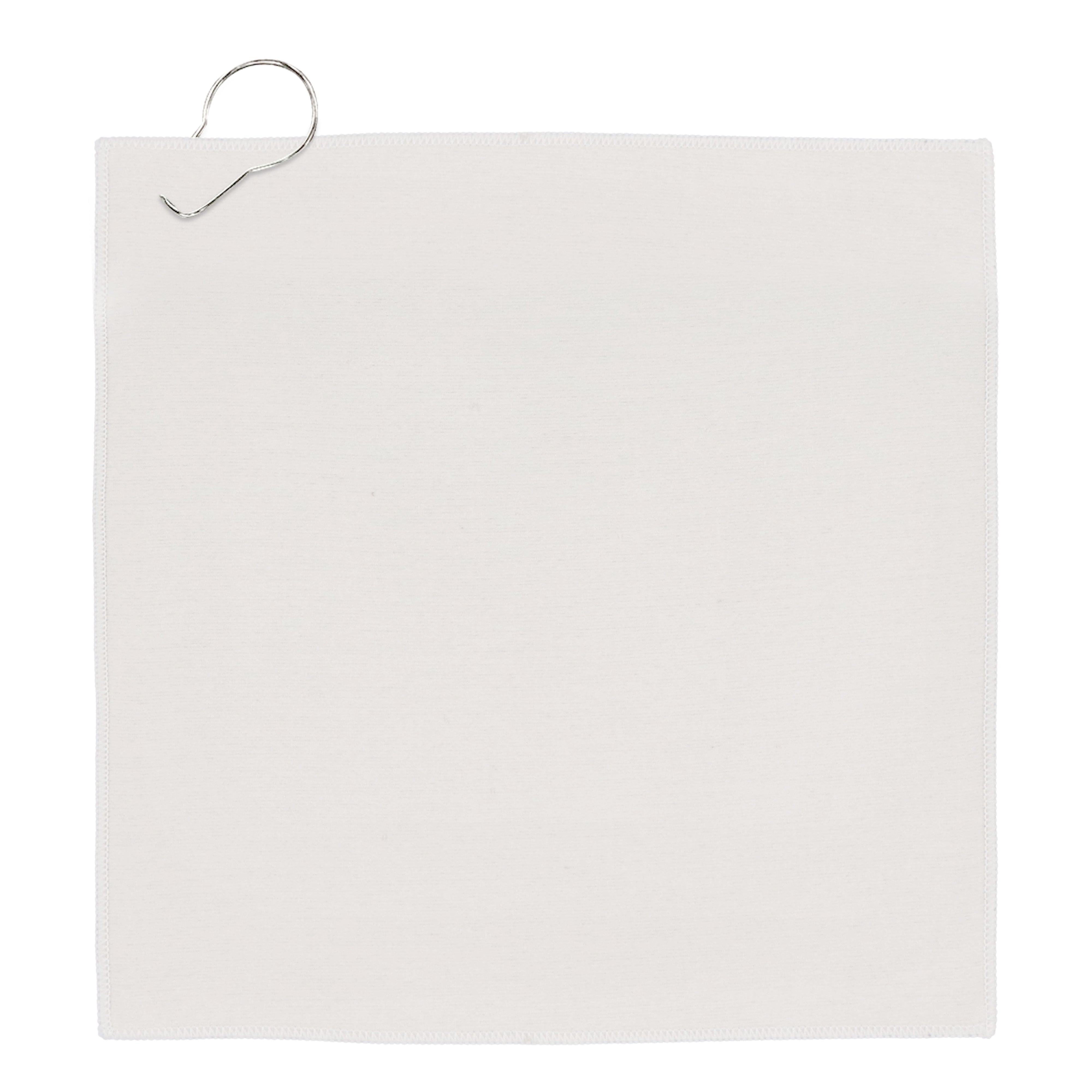 Schnelltrocknendes Golfhandtuch mit Haken aus rPET – 30 × 30 cm