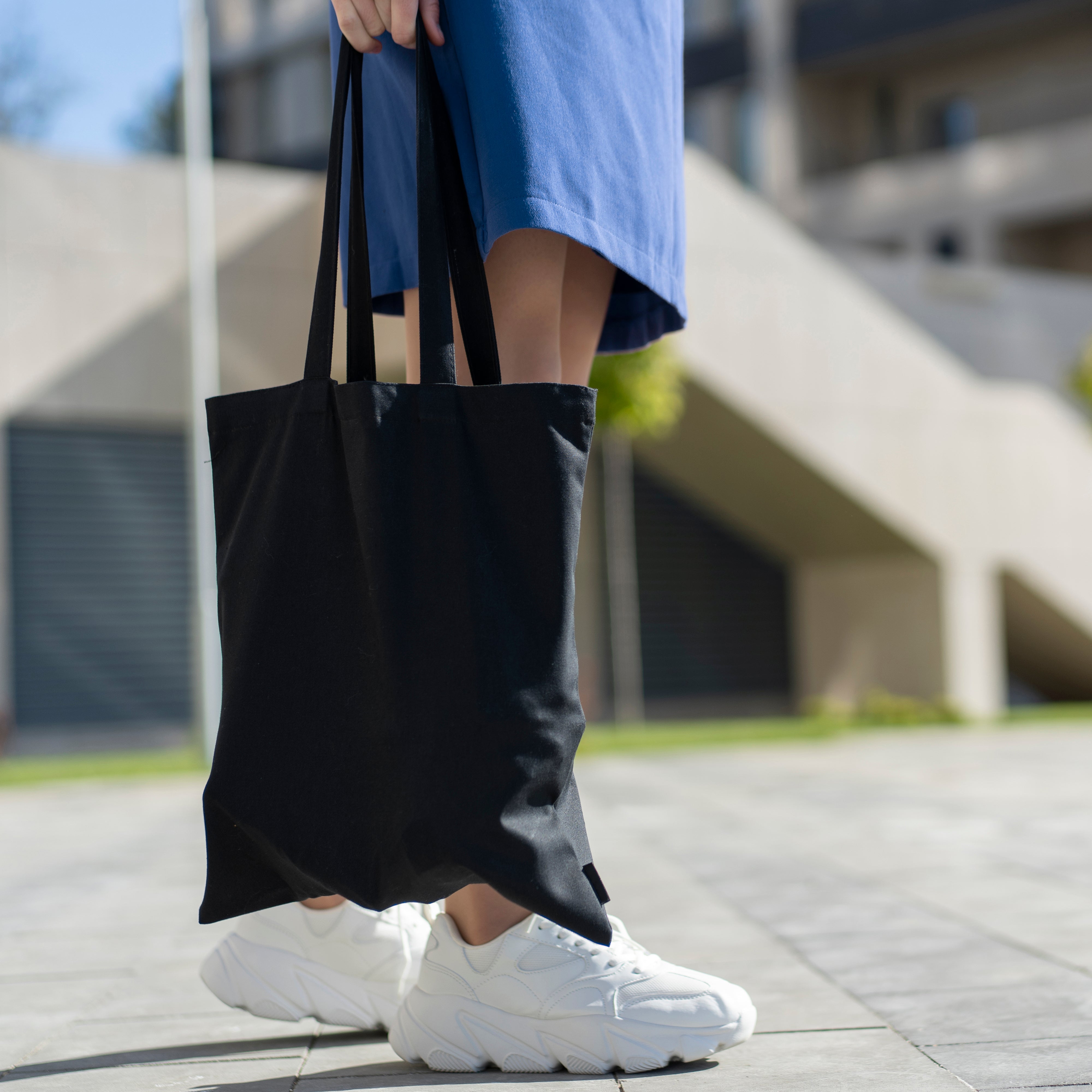 OEKO-TEX® Baumwoll Umhängetasche in Trendfarben 140 g/m²