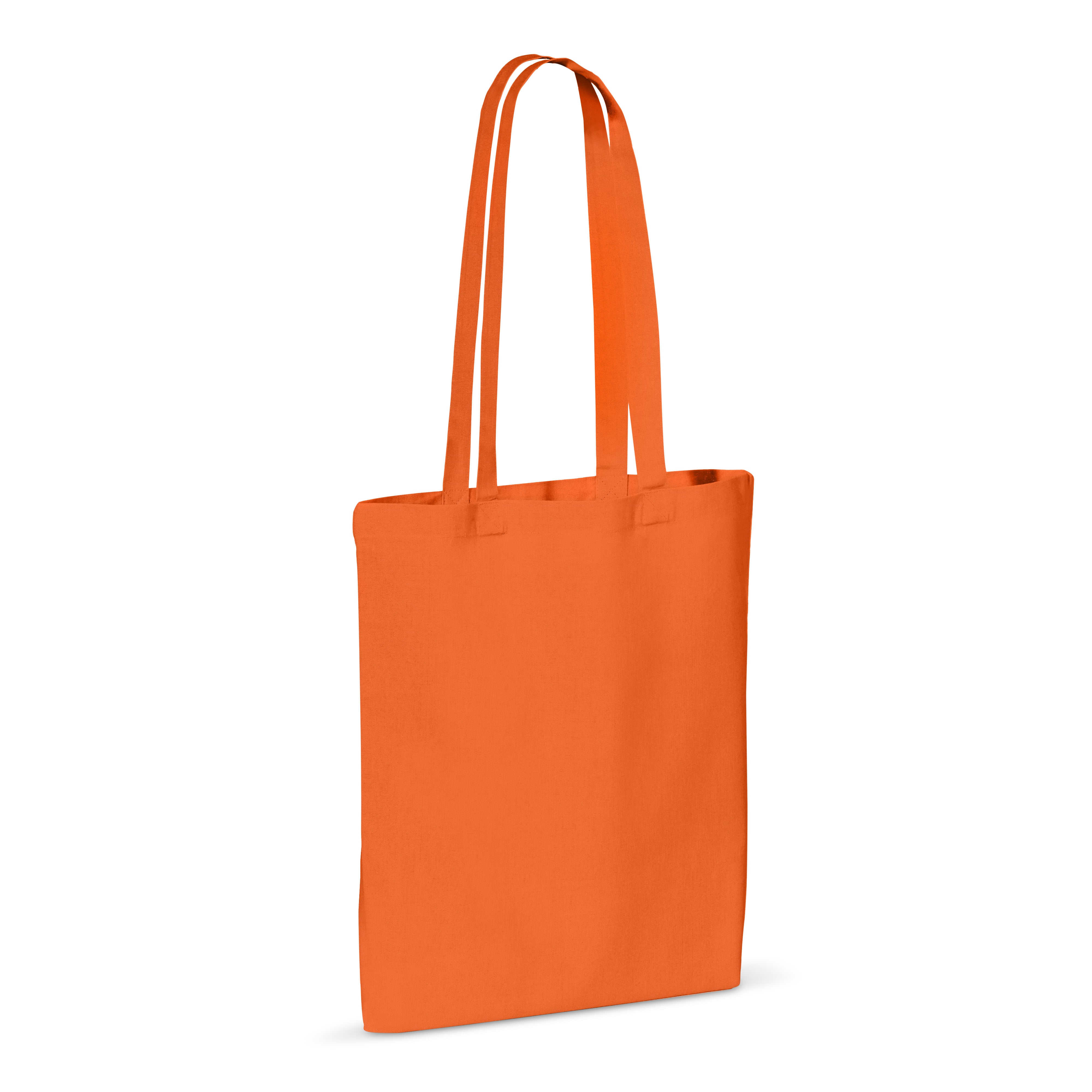 OEKO-TEX® Baumwoll Umhängetasche in Trendfarben 140 g/m²